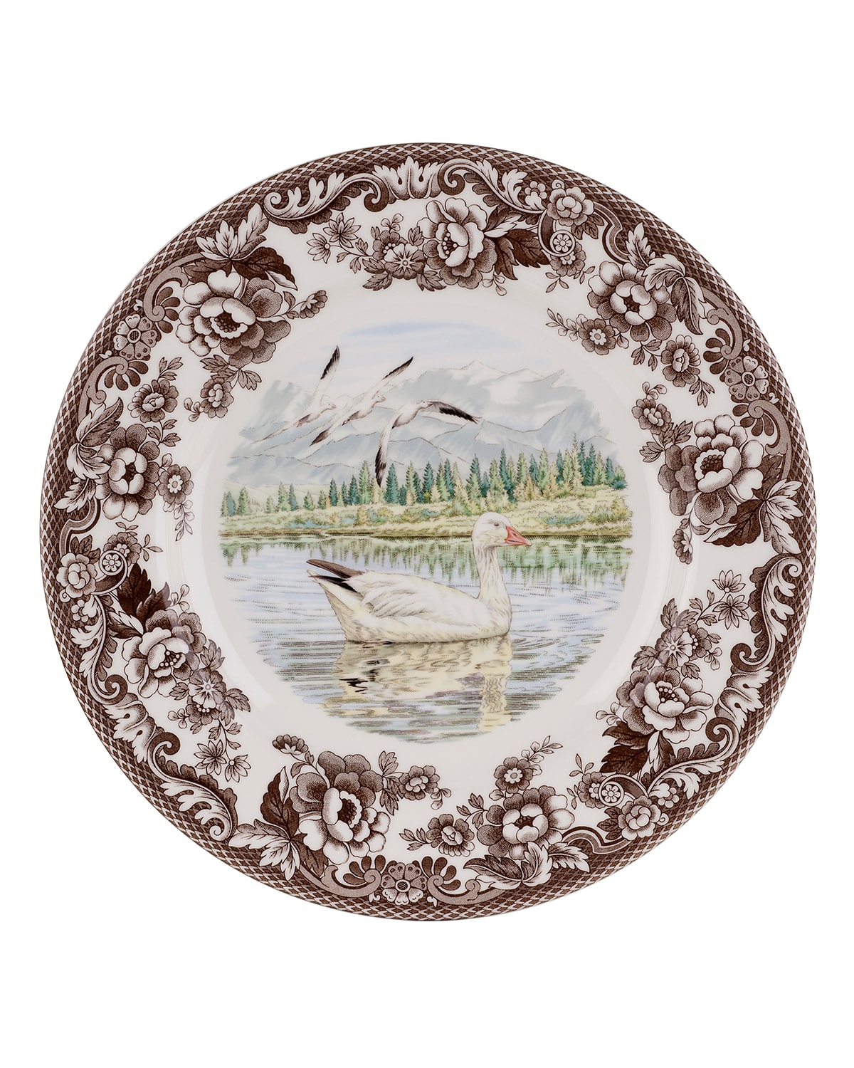Image Spode Woodland Snow Goose Dinner Plate