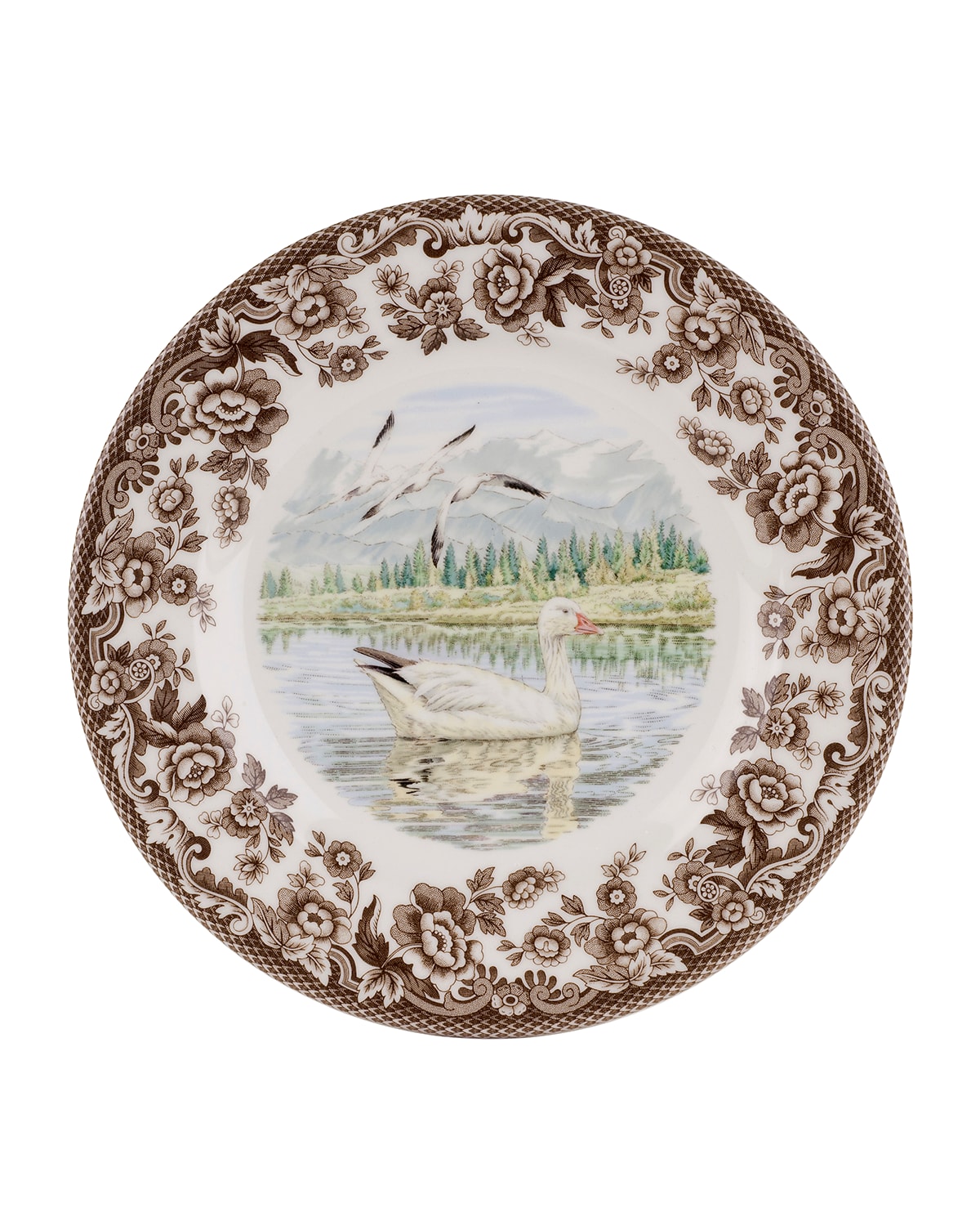 Image Spode Woodland Snow Goose Salad Plate