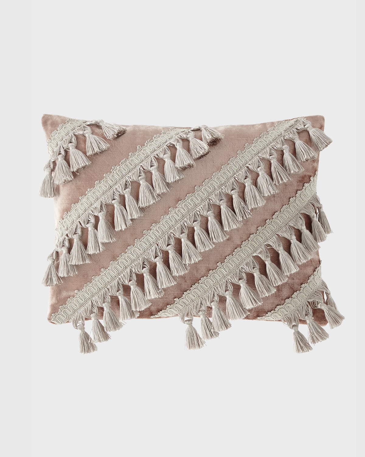 Image Sweet Dreams Geod Velvet Square Pillow with Tassels