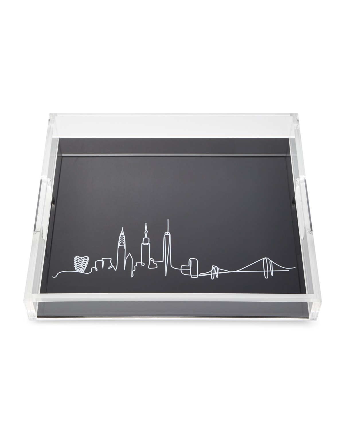 JR William Line Drawing Skyline Small Tray and Matching Items