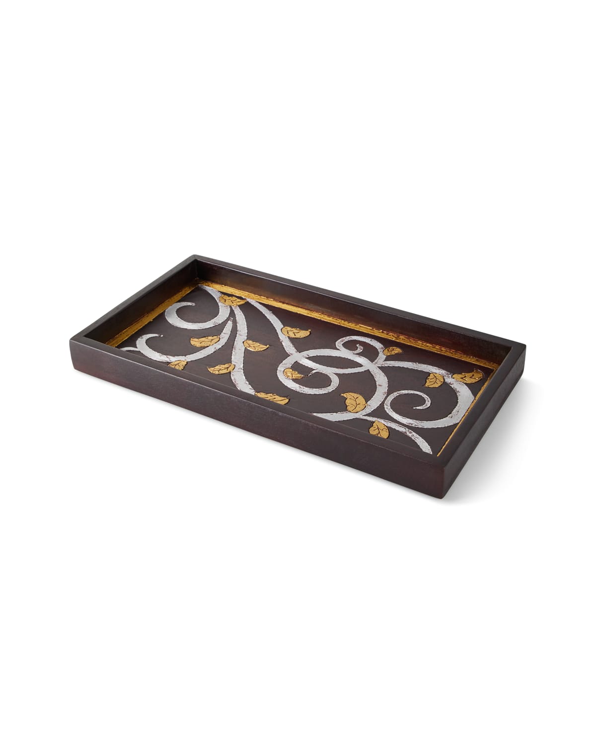 Image G G Collection Gold Leaf Tray