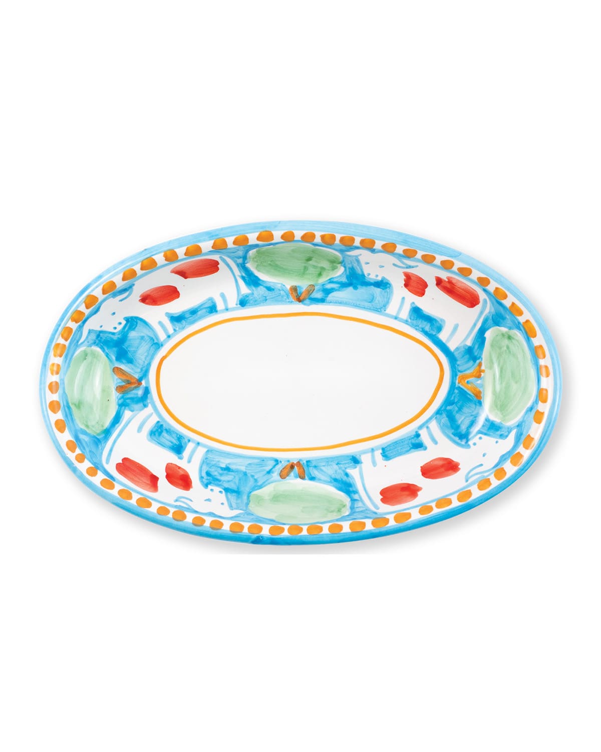 Image Vietri Campagna Mucca Oval Tray