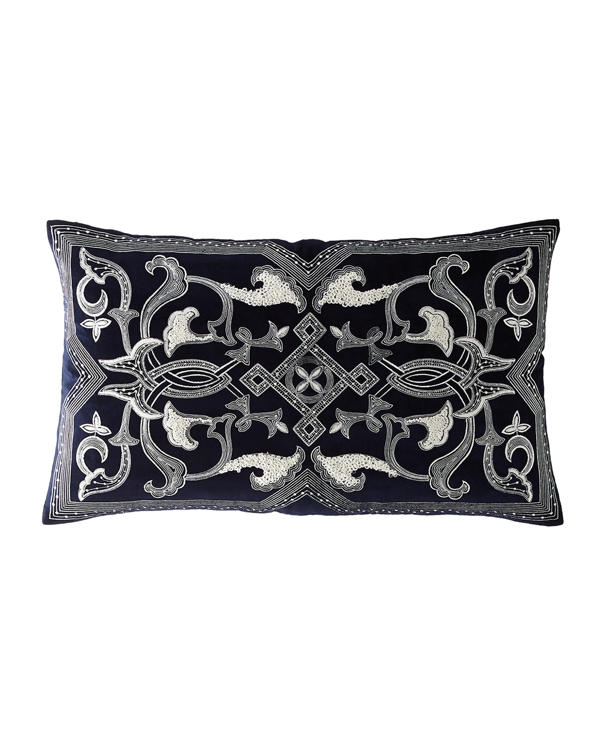 Image Callisto Home Embroidered Linen Pillow