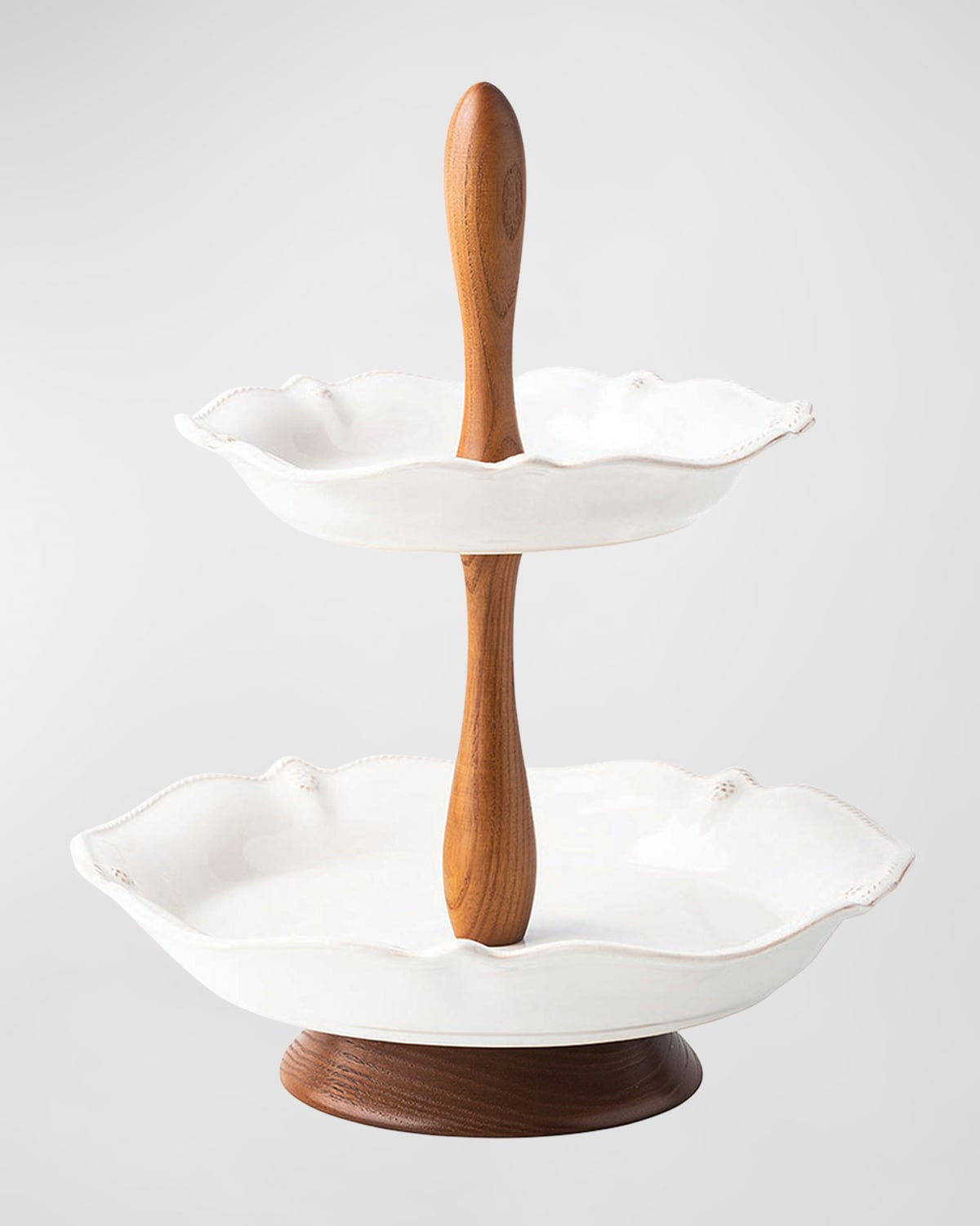 Image Juliska Berry & Thread Two Tiered Server - Whitewash