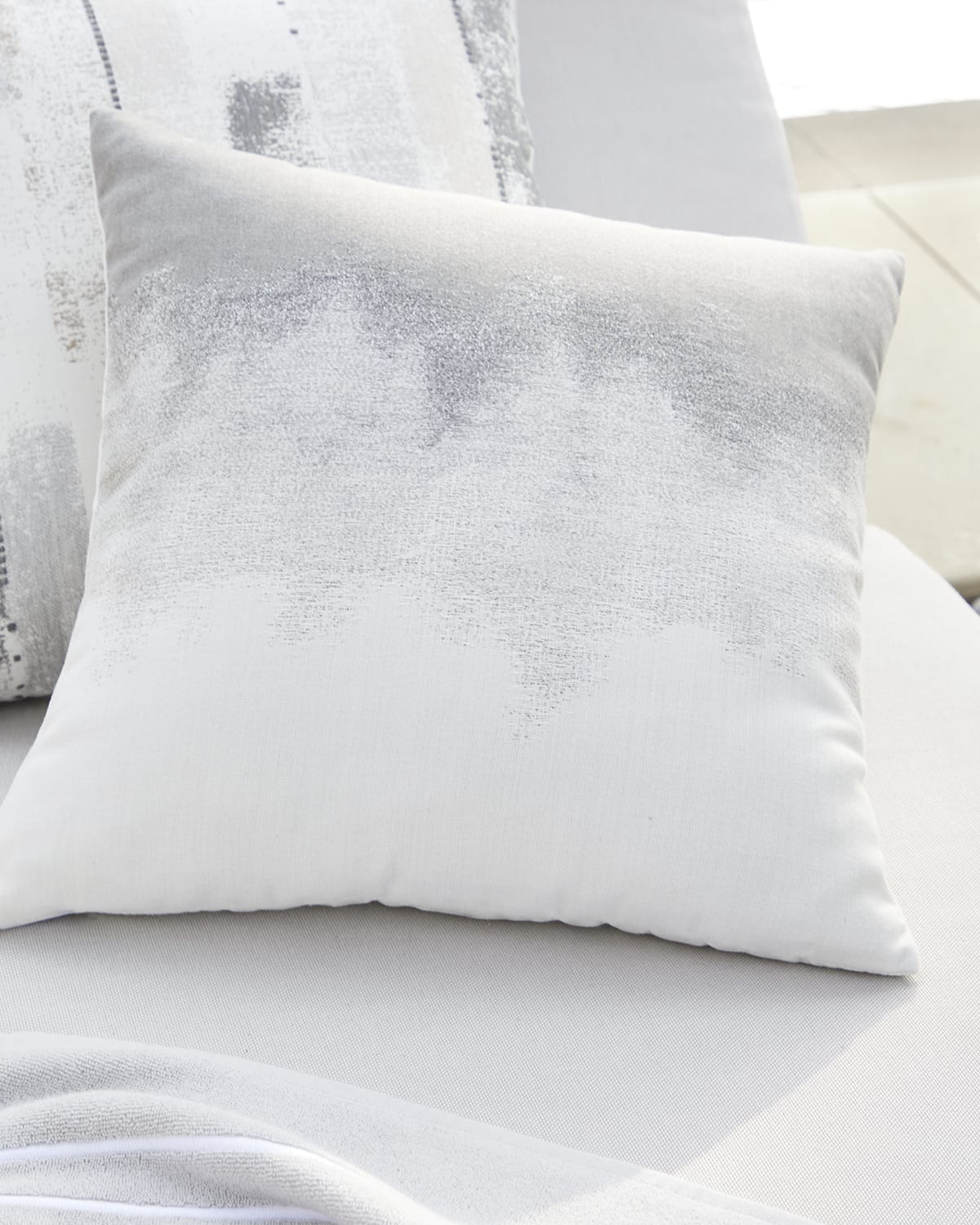 Image Elaine Smith Artful Sunbrella Pillow, Charcoal