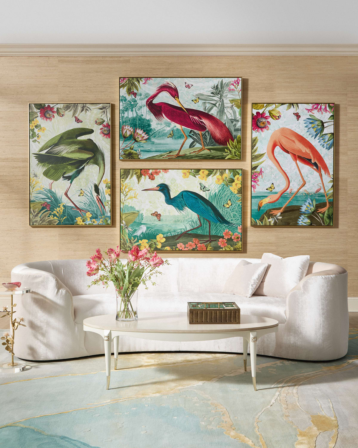 John-Richard Collection Cascading Crystal 6-Light Chandelier | Horchow