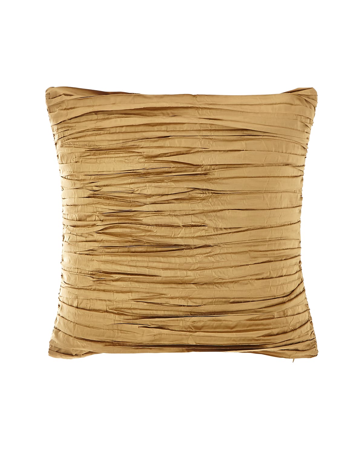 Image Austin Horn Collection Valour Pleated Silk Faux Silk Pillow