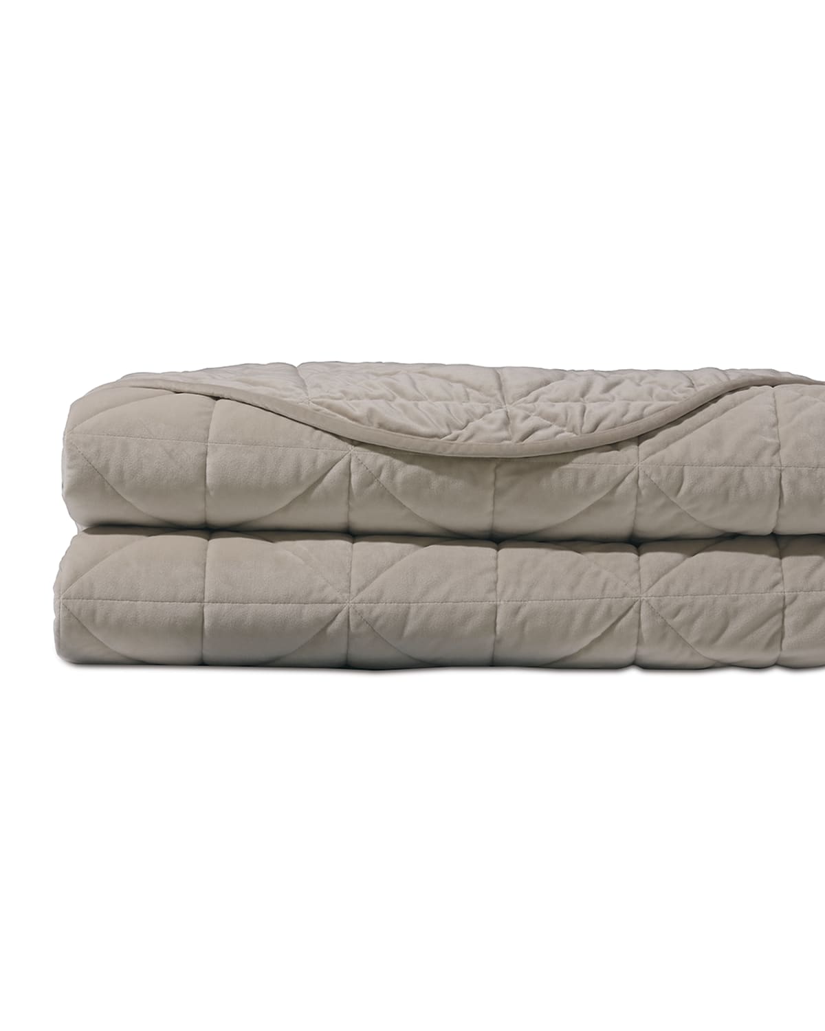 Image Eastern Accents Nova Quilted Velvet Coverlet