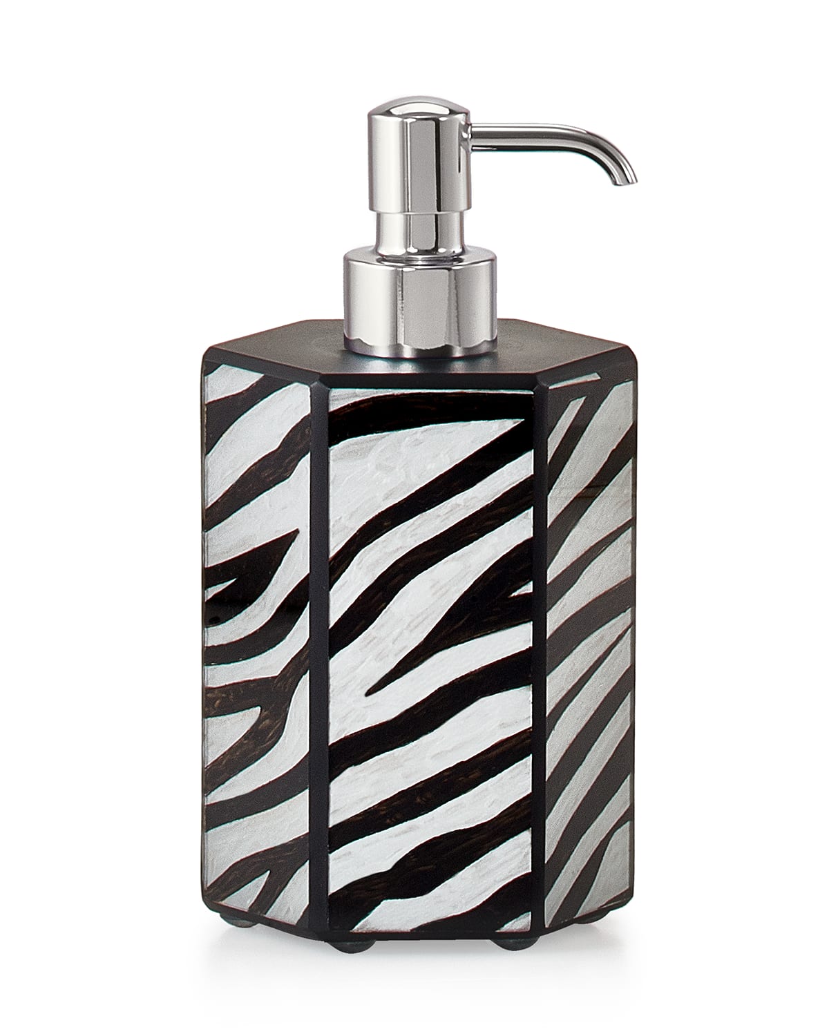 Image Labrazel Zebra Pump Dispenser, Polished Chrome