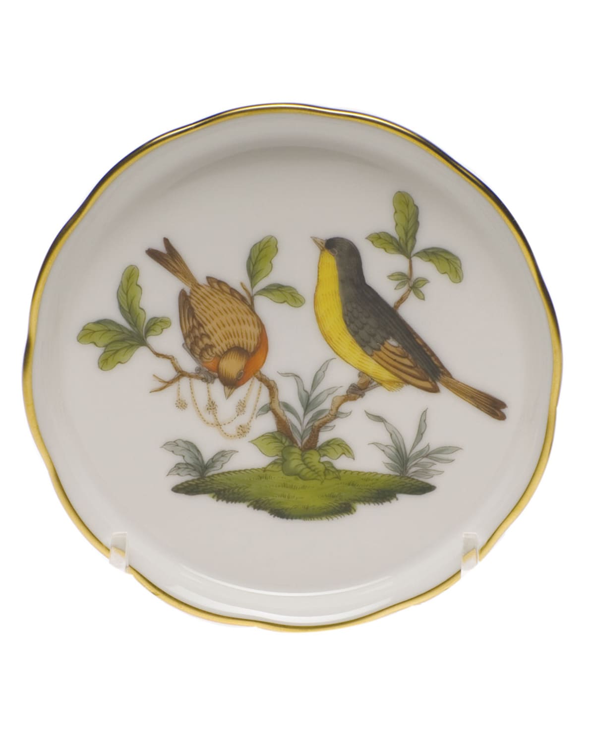 Image Herend Rothschild Bird Motif 07 Coaster