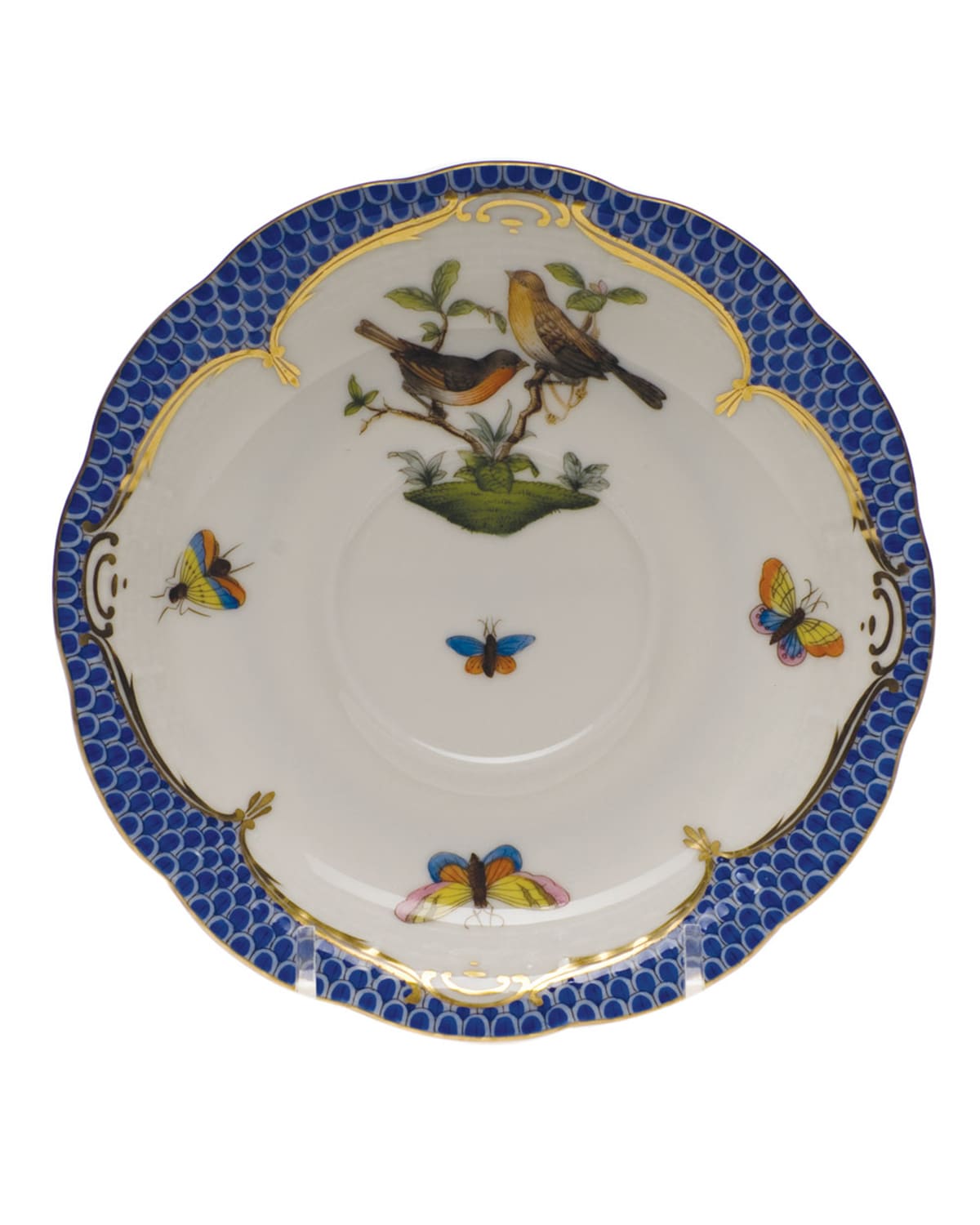 Image Herend Rothschild Blue Motif 09 Tea Saucer