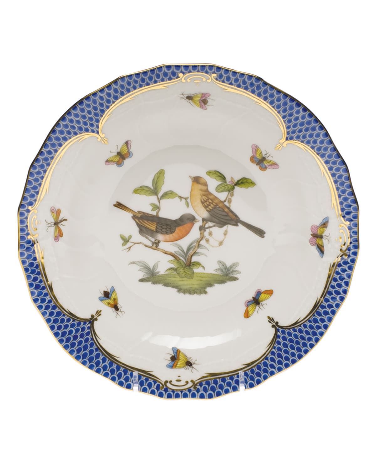 Image Herend Rothschild Blue Motif 09 Dessert Plate