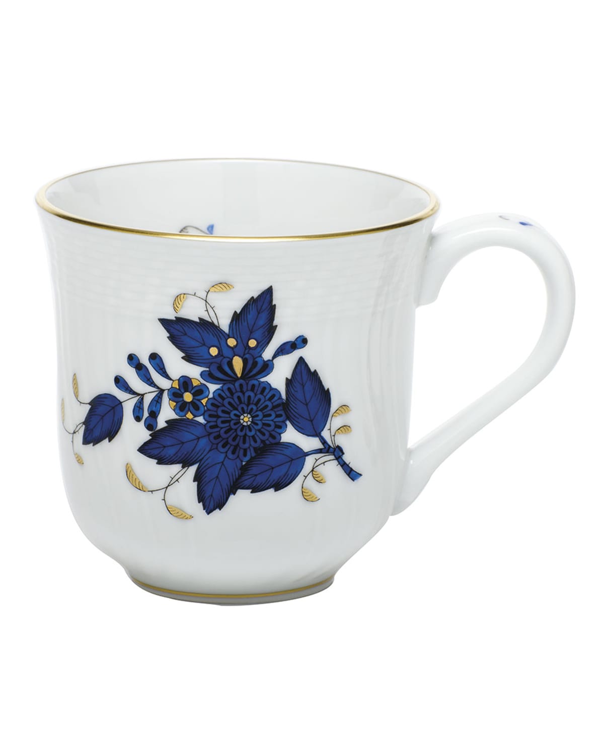 Image Herend Chinese Bouquet Black Sapphire Mug