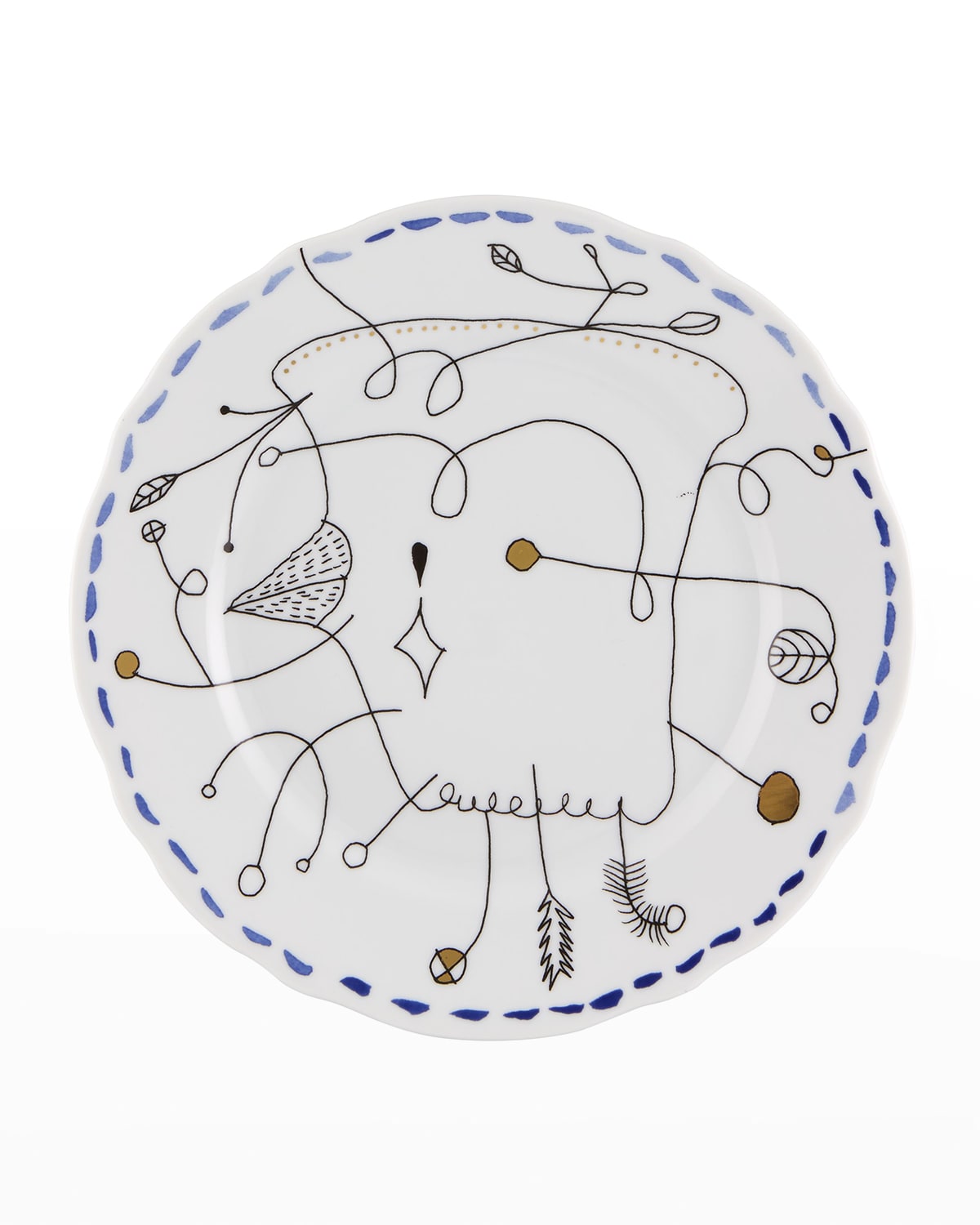 Image Vista Alegre Folkifunki Dessert/Salad Plates, Set of 4