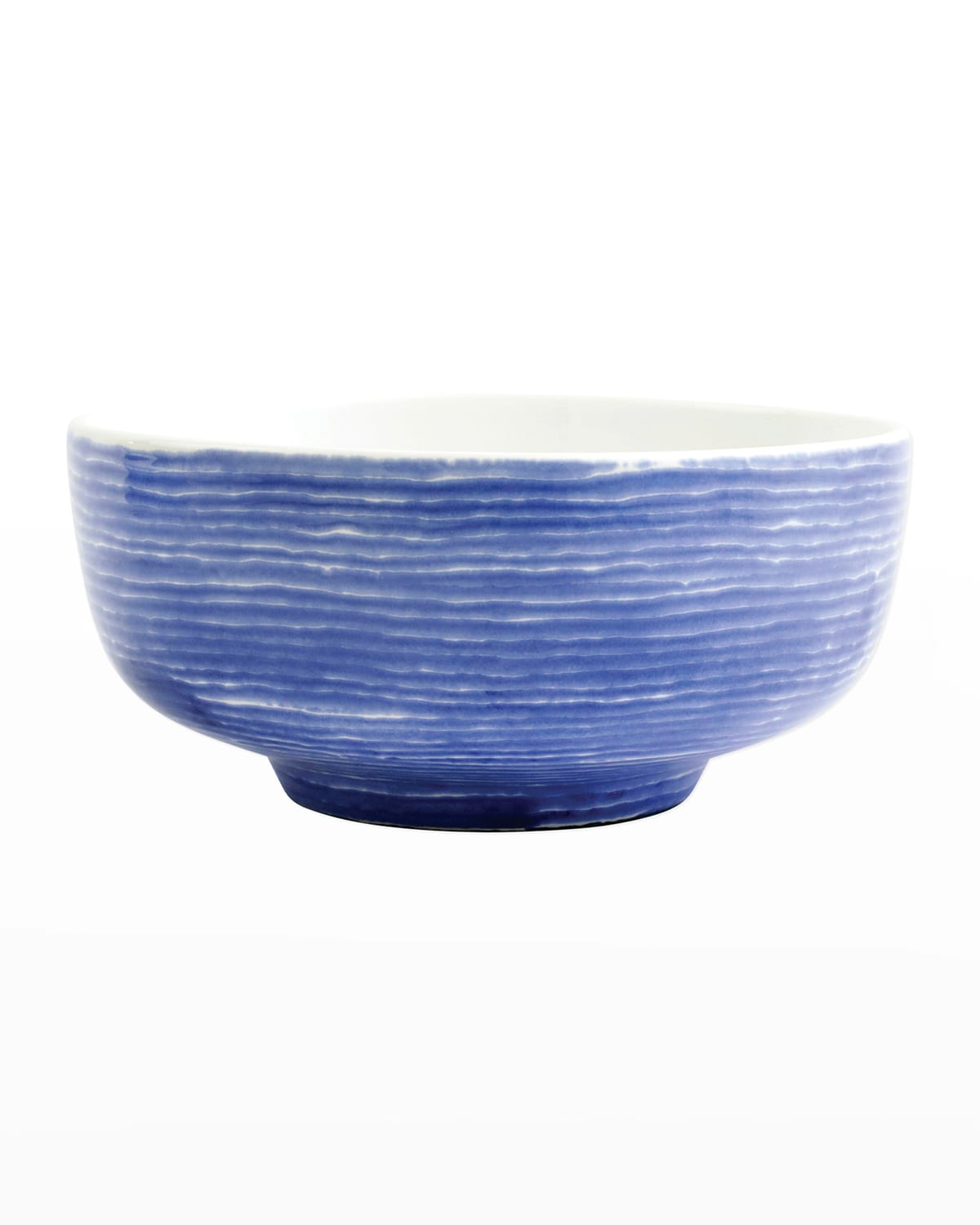 Image Vietri Santorini Stripe Medium Footed Serving Bowl