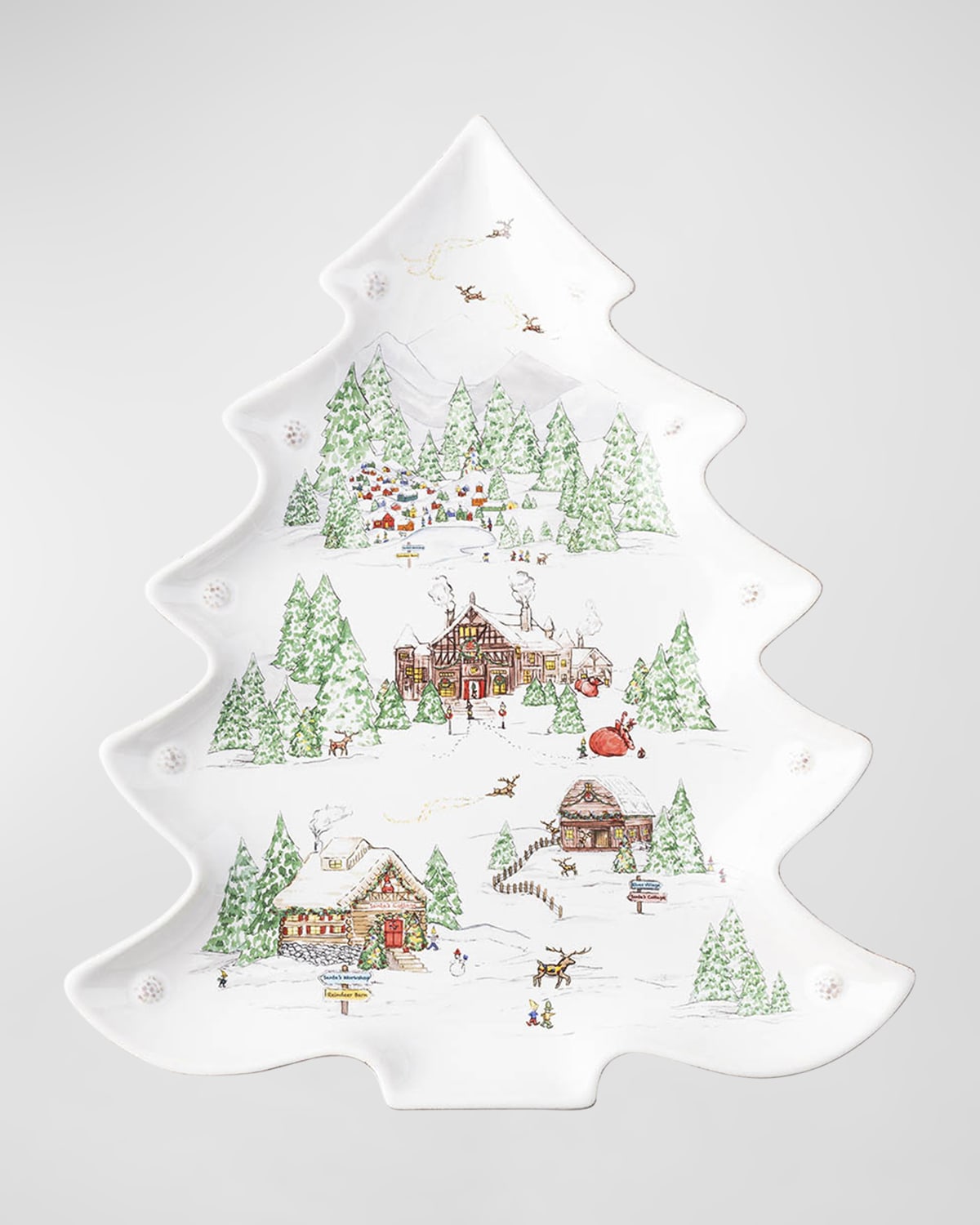 Image Juliska Berry & Thread North Pole 15" Tree Platter