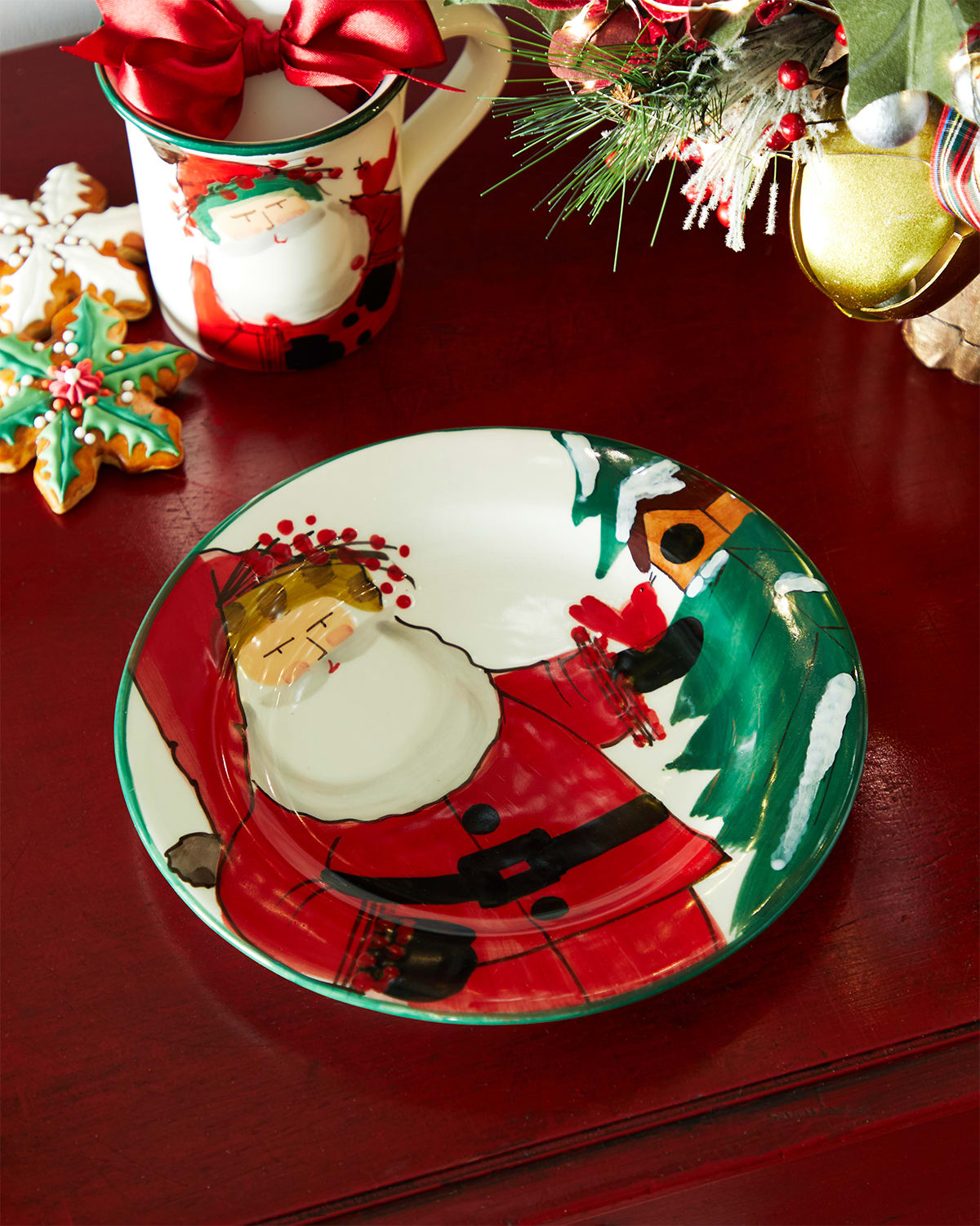 Image Vietri Old St. Nick 2020 Limited Edition Salad Plate