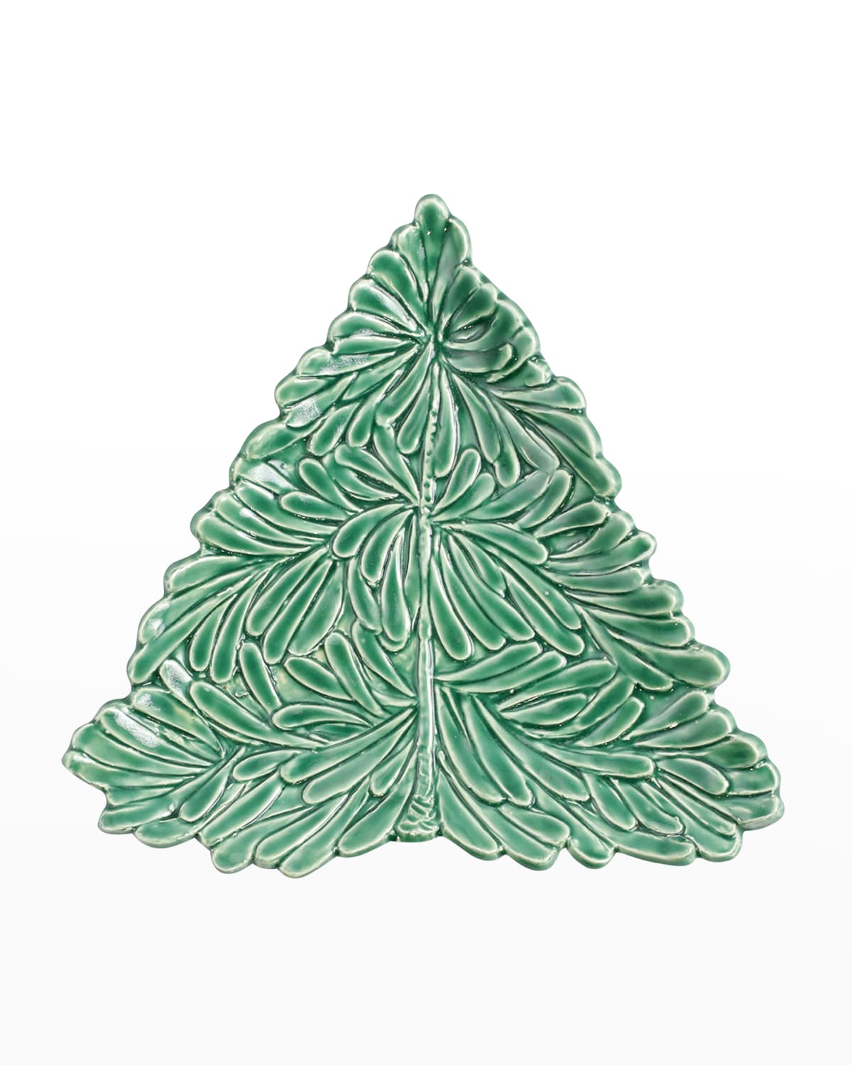 Image Vietri Lastra Holiday Figural Tree Small Plate