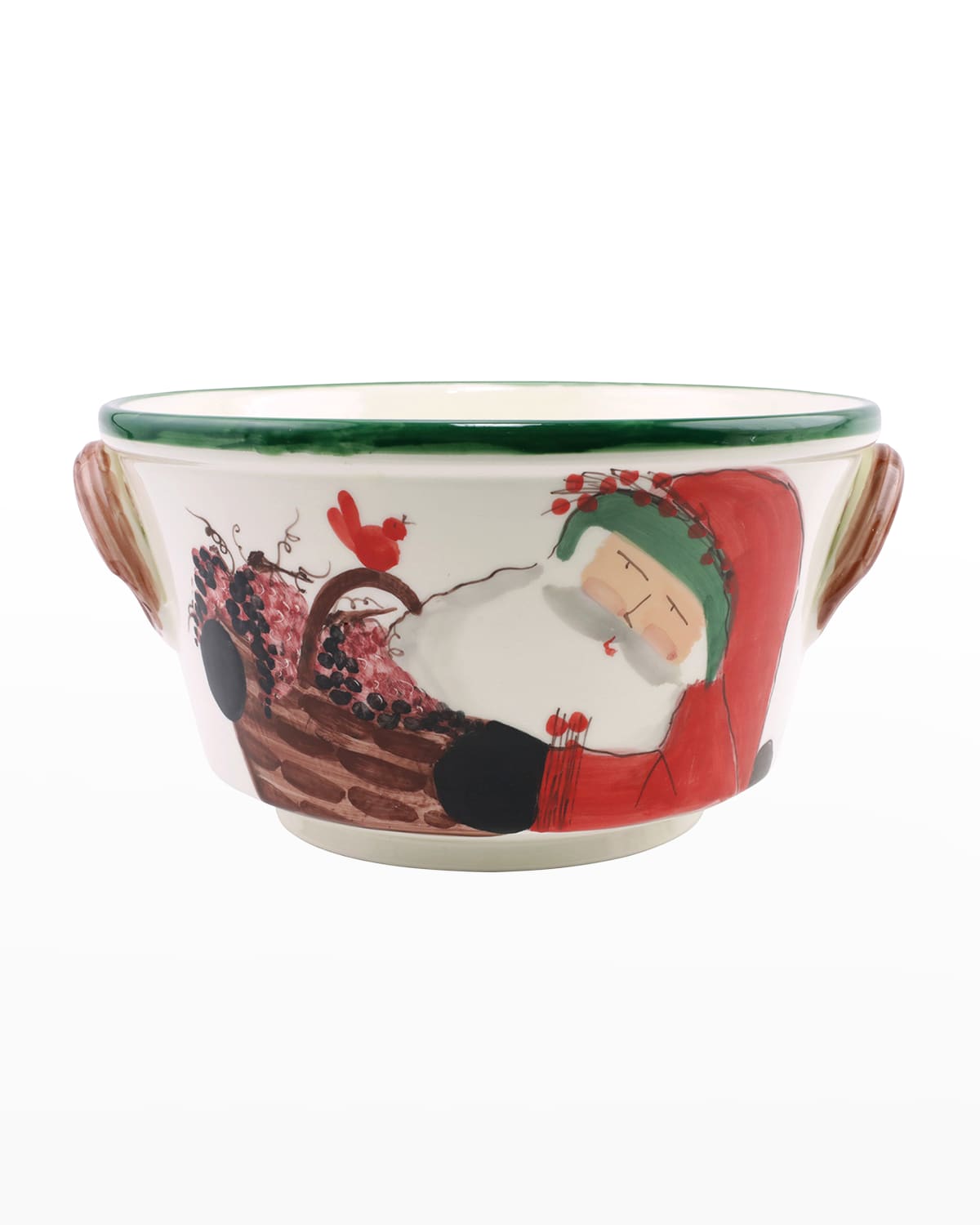 Image Vietri Old St. Nick Celebration Bucket with Grapes