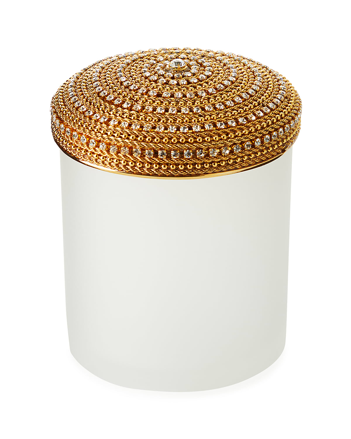Image Mike & Ally Archie Solid Chain Round Cotton Swab Canister