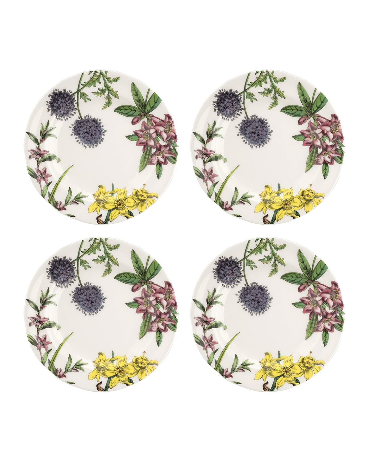 Image Spode Stafford Blooms Salad Plates, Set of 4