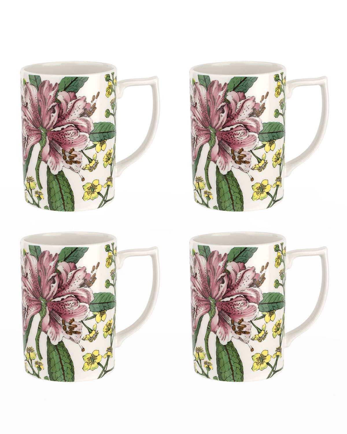 Image Spode Stafford Blooms Mugs, Set of 4