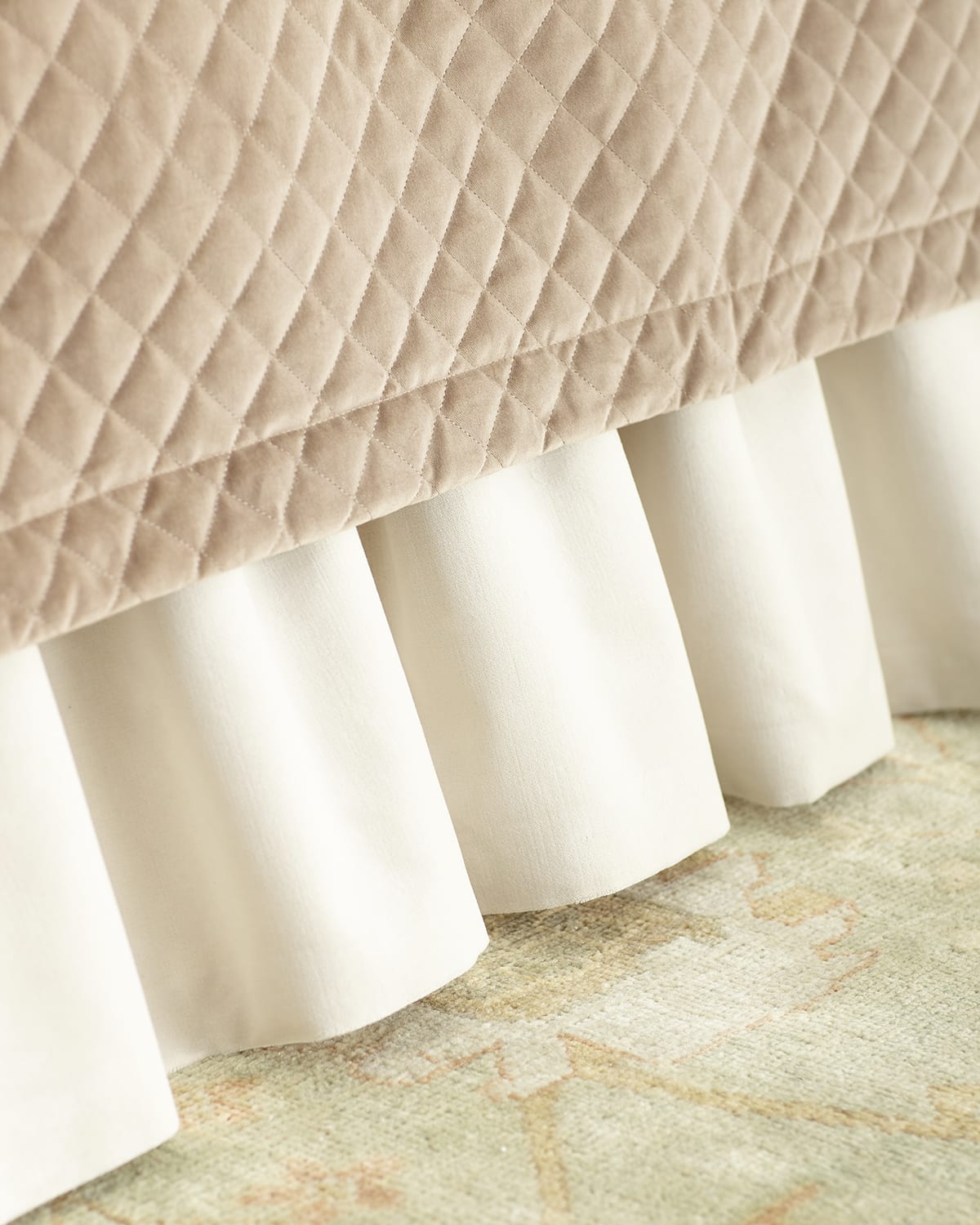 Image Austin Horn Collection Cantori Velvet Bed Skirt, King