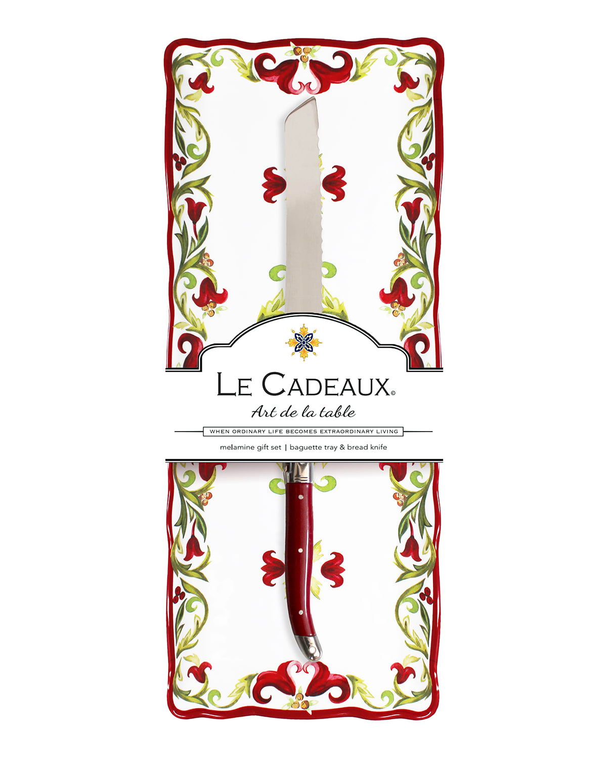 Image Le Cadeaux Vischio Baguette Tray Gift Set