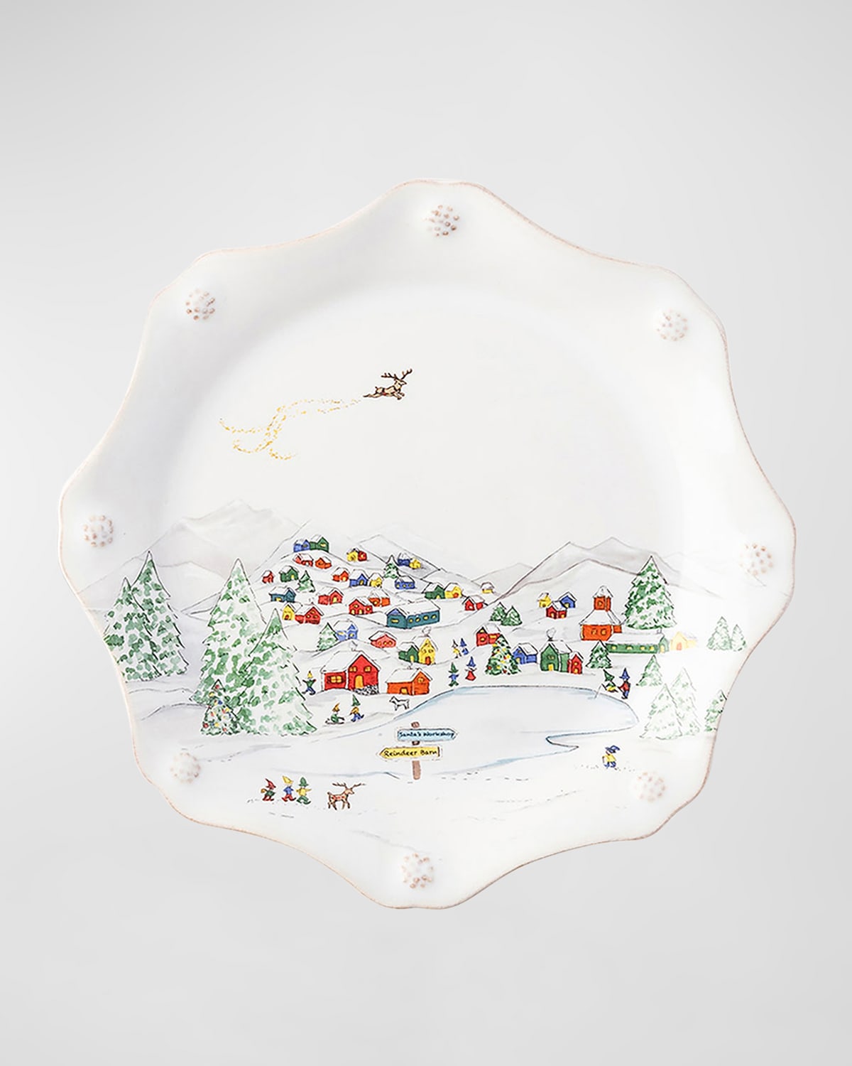 Image Juliska Berry & Thread North Pole Dessert/Salad Plate