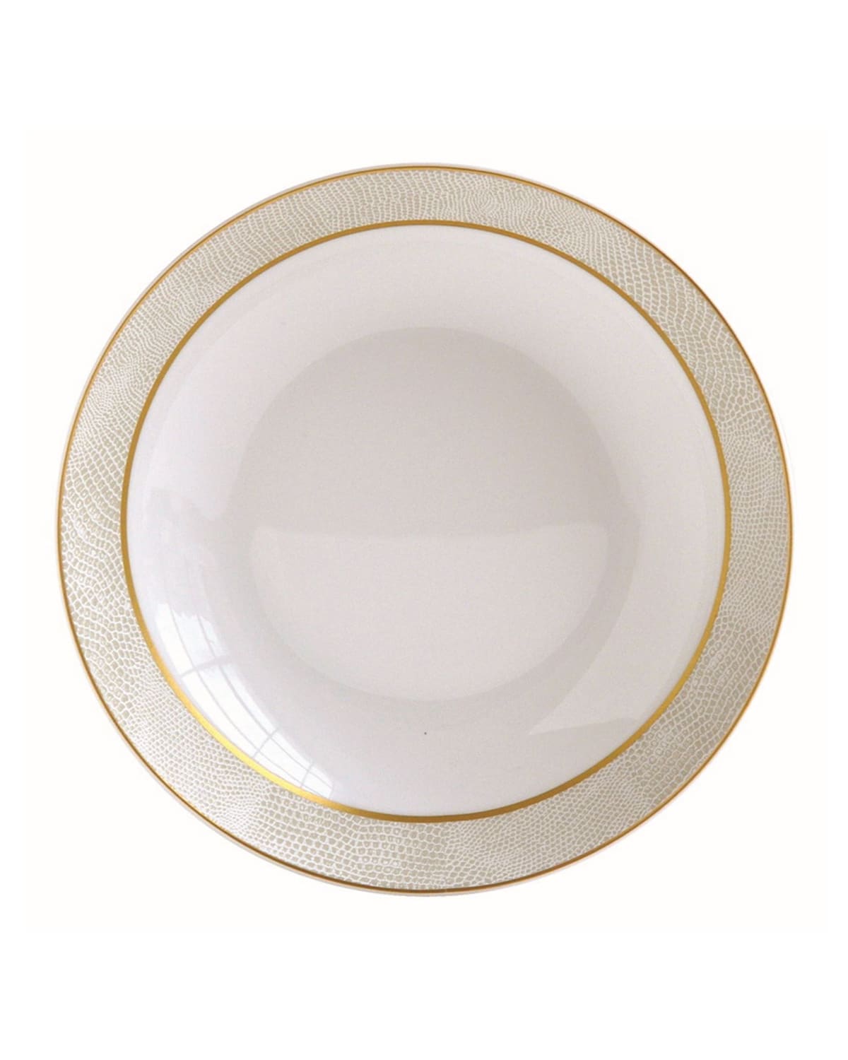 Image Bernardaud Sauvage White Coupe Soup Plate