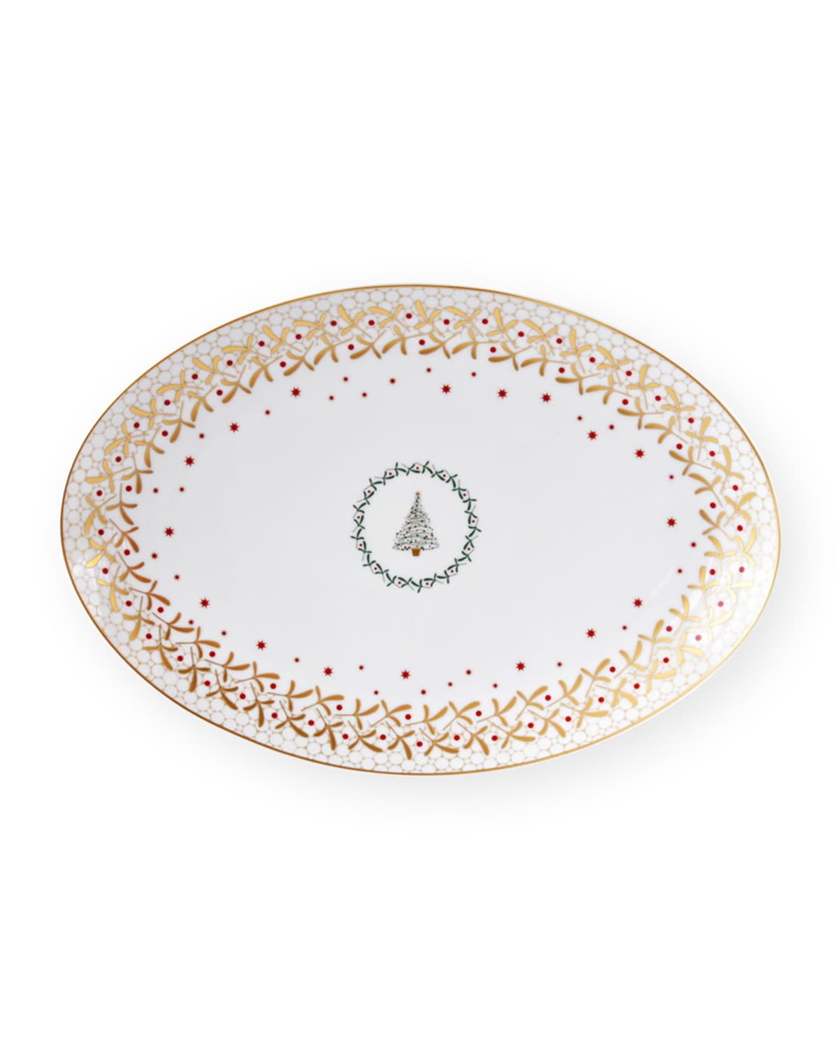 Image Bernardaud Noel Oval Platter, 15"