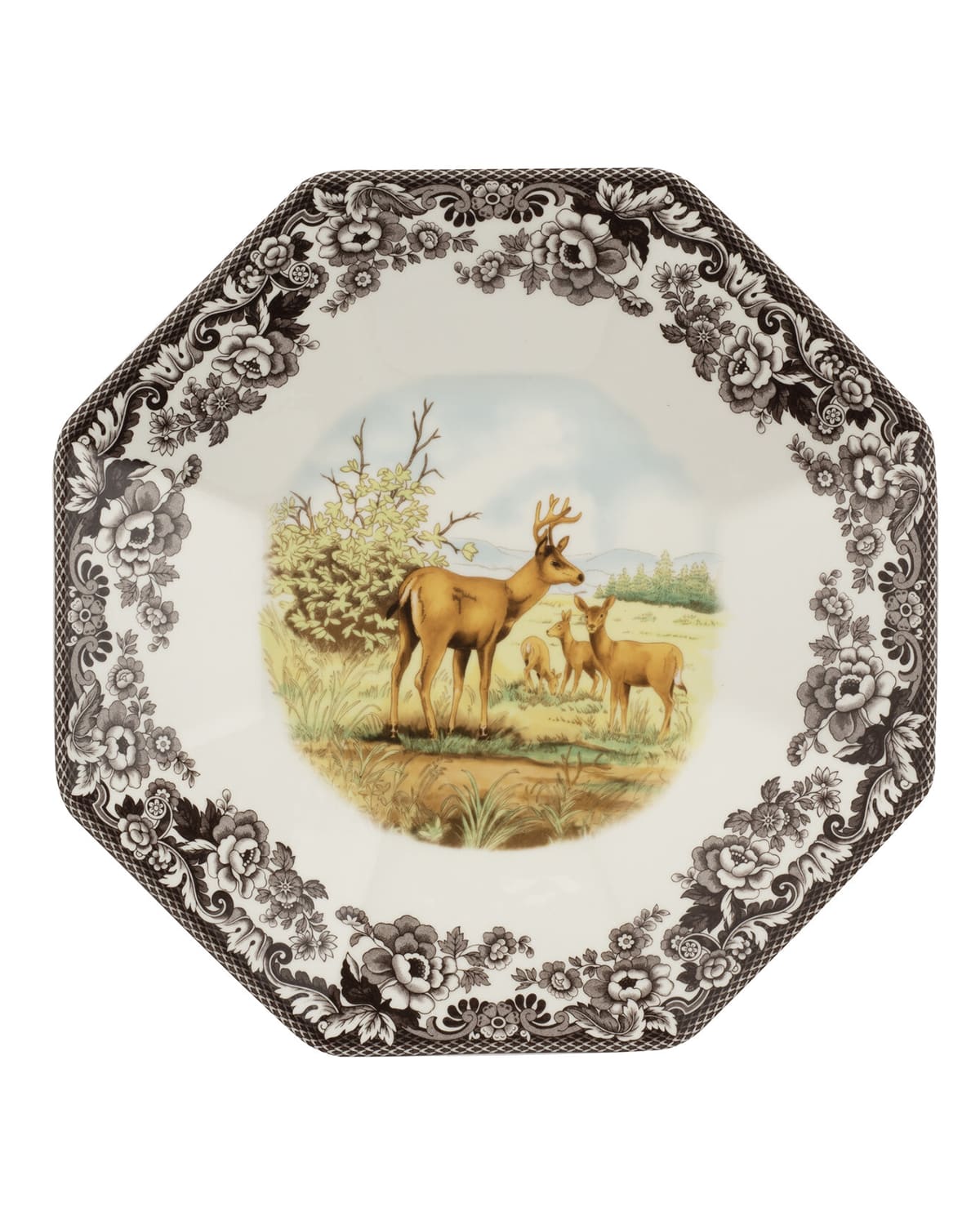 Image Spode 14" Deer Octagonal Platter