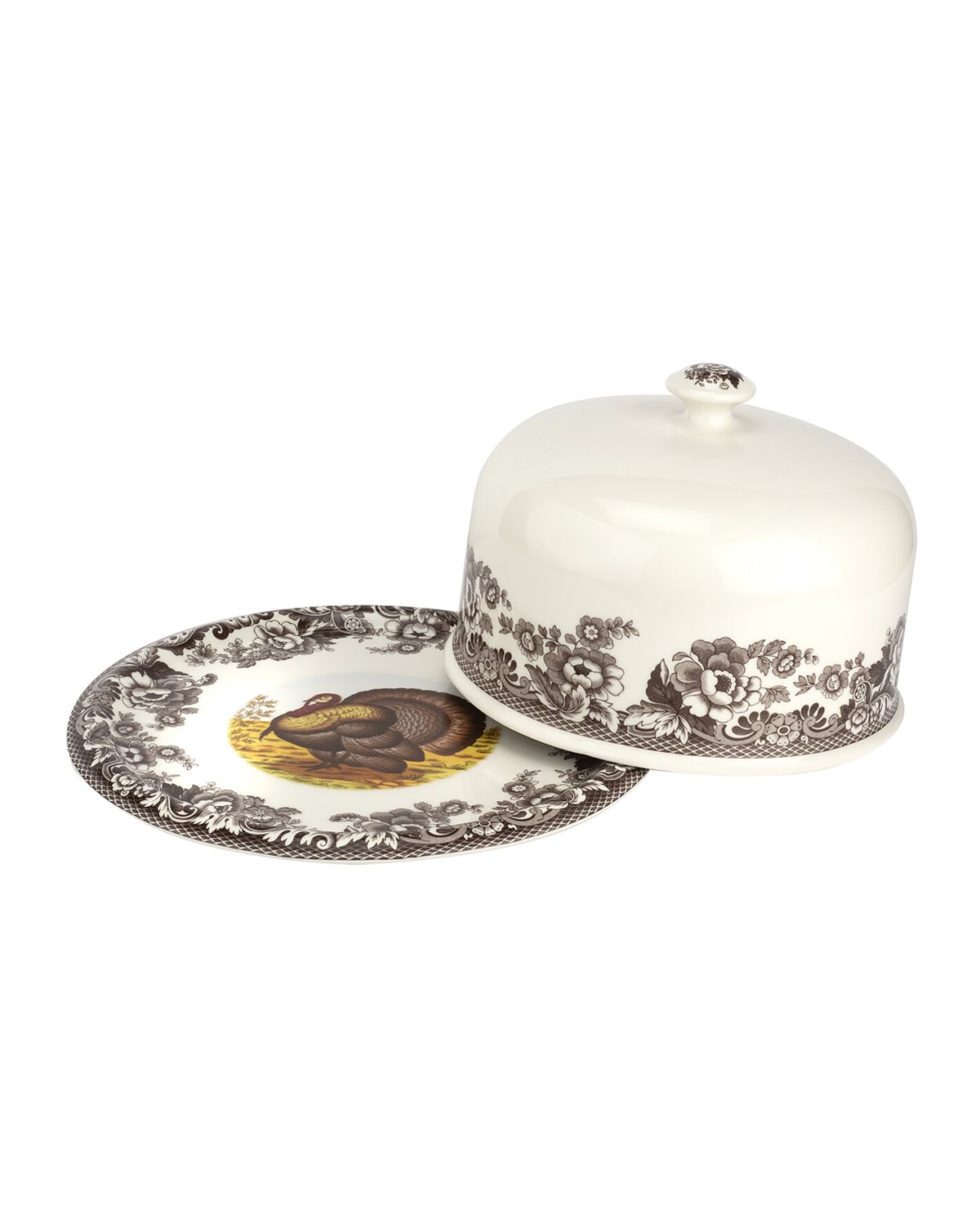 Image Spode Turkey 2-Piece Serving Platter with Dome
