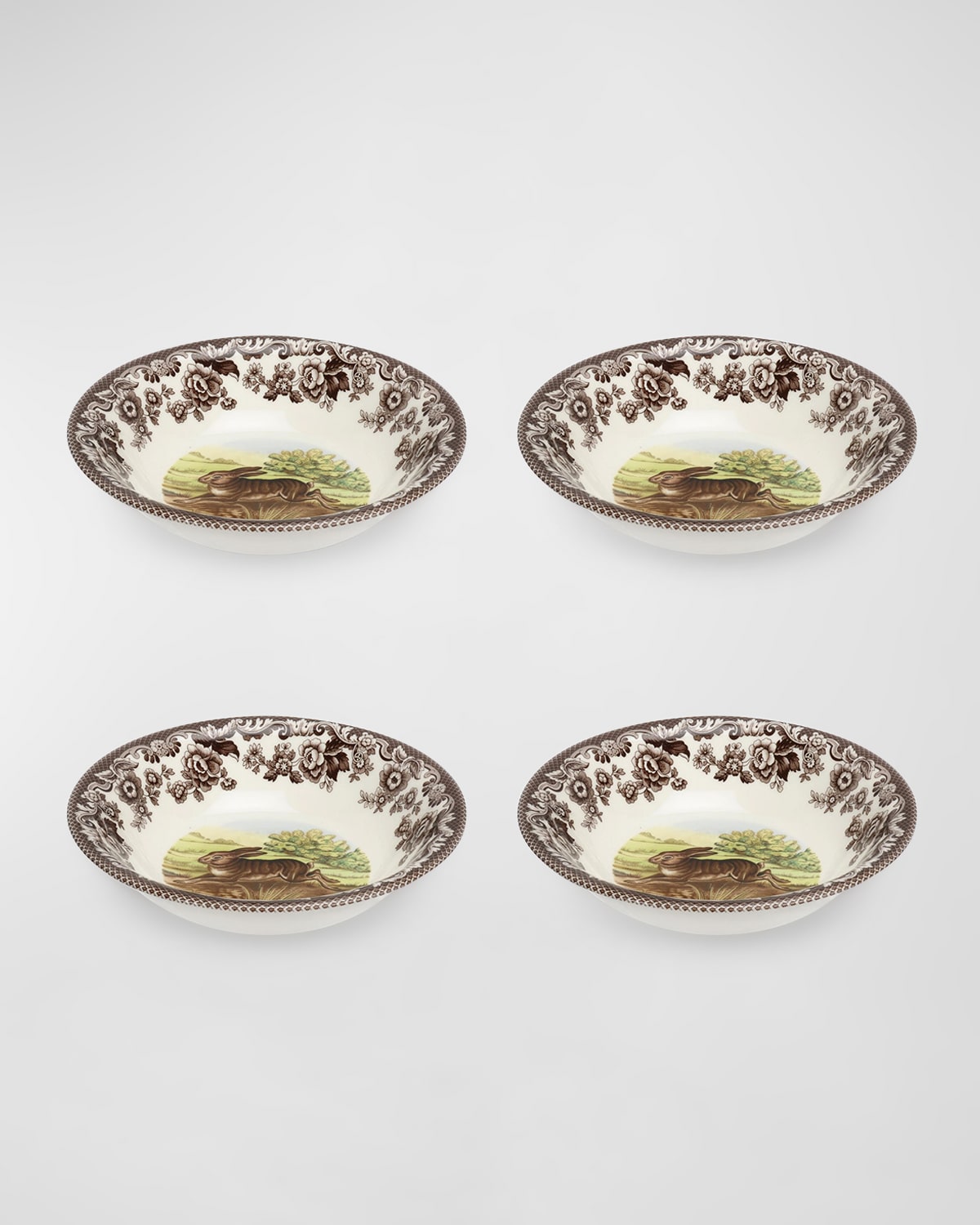Image Spode Woodland Cereal Bowls, Set of 4