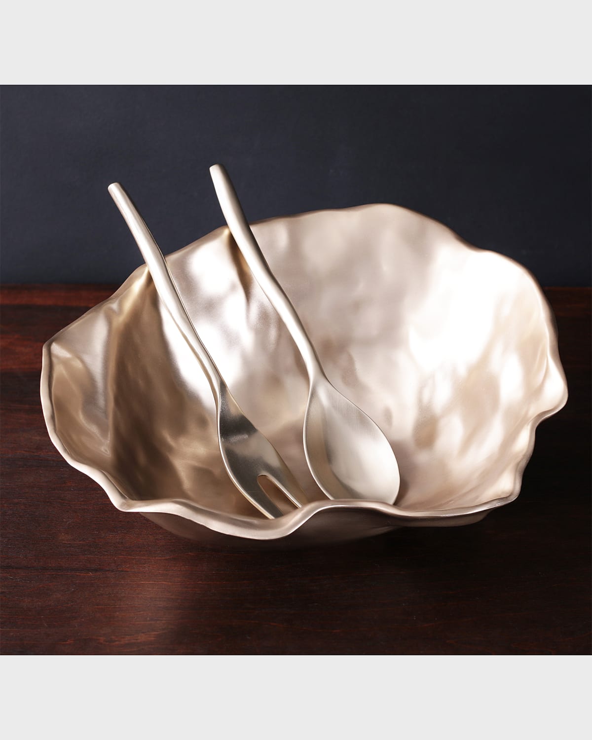 Image Beatriz Ball Sierra Modern Maia Salad Servers 