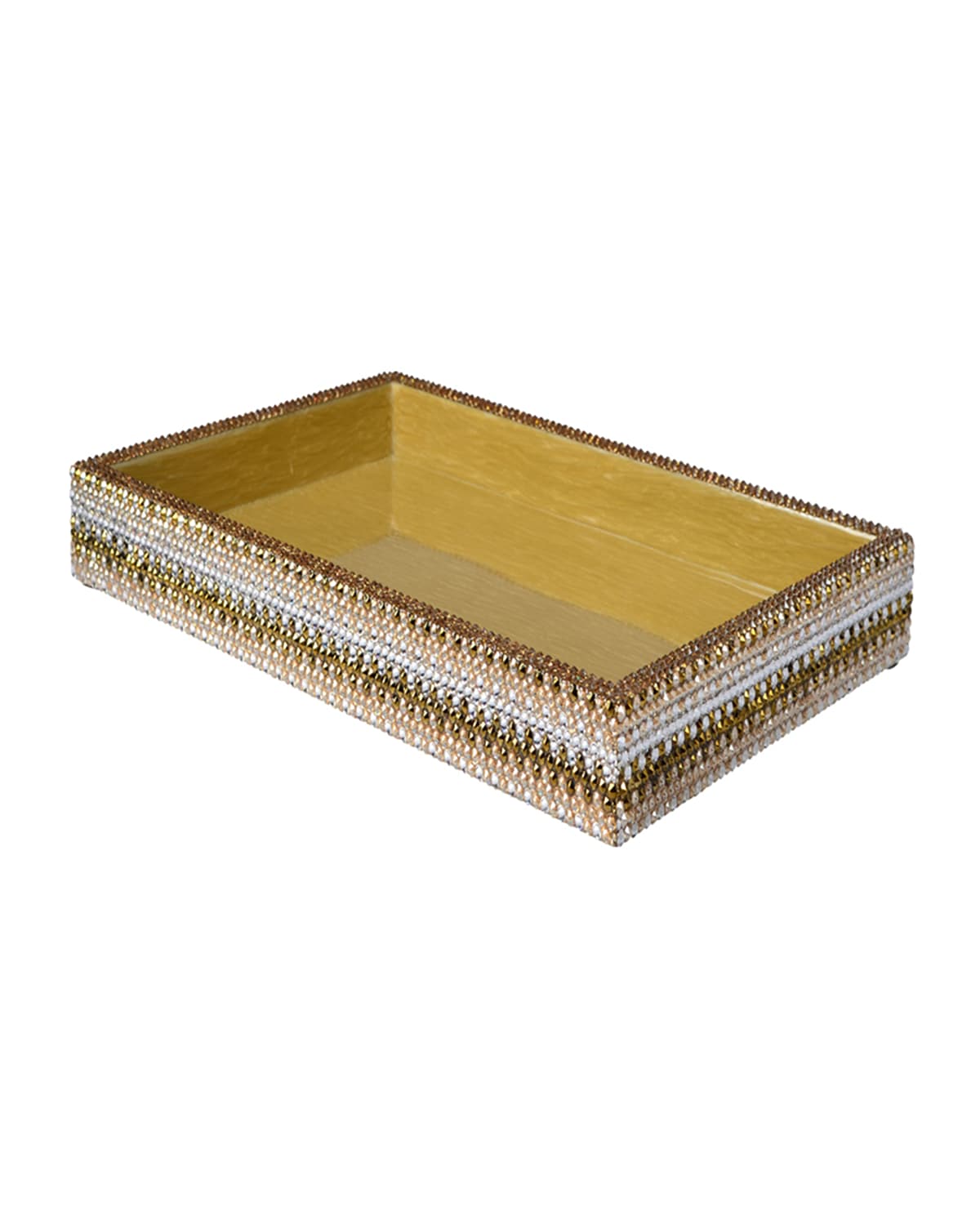Image Mike & Ally Biarritz Small Tray with Swarovski Crystals, Gold
