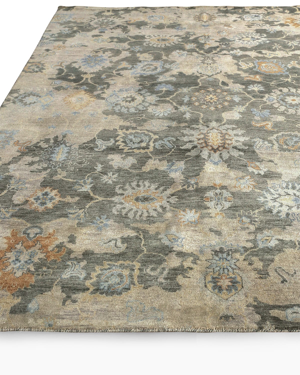 Image Exquisite Rugs Carpinteria Hand-Knotted Wool Rug, 9' x 12'