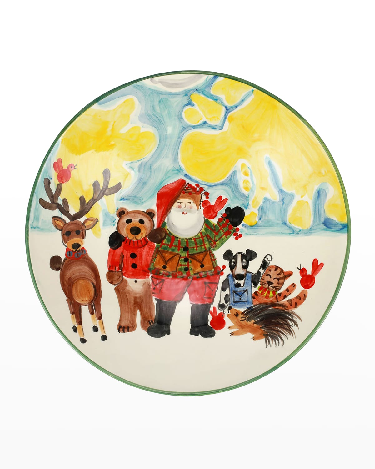 Image Vietri Old St. Nick Amici per Sempre Friends Forever Bowl