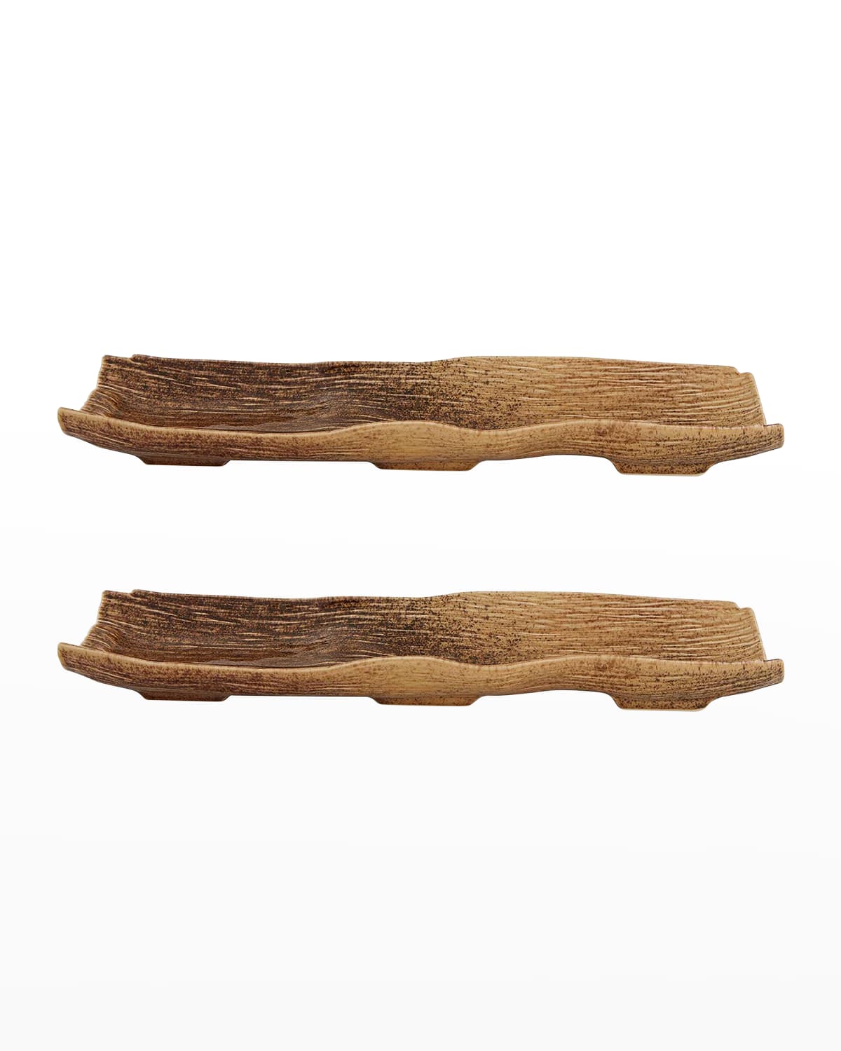 Image Bordallo Pinheiro 19" Bananas From Madeira Platter, Set of 2