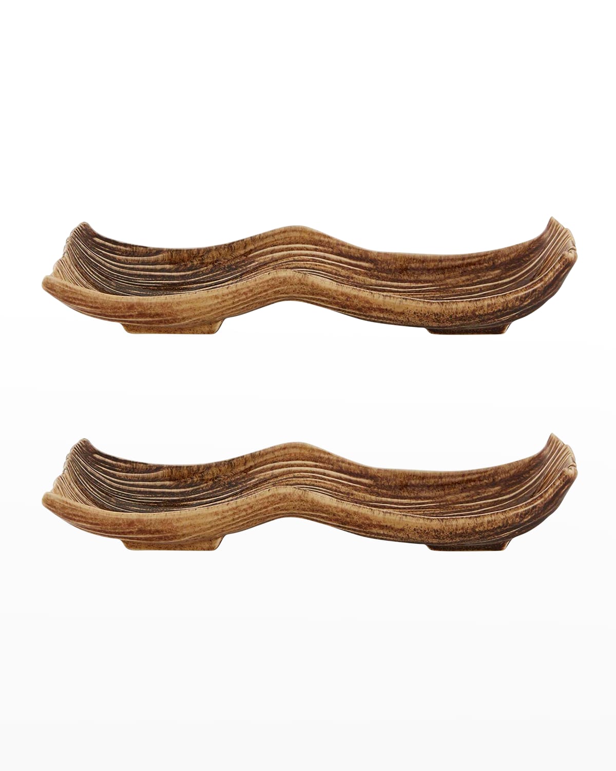 Image Bordallo Pinheiro 13" Bananas From Madeira Serving Trays, Set of 2