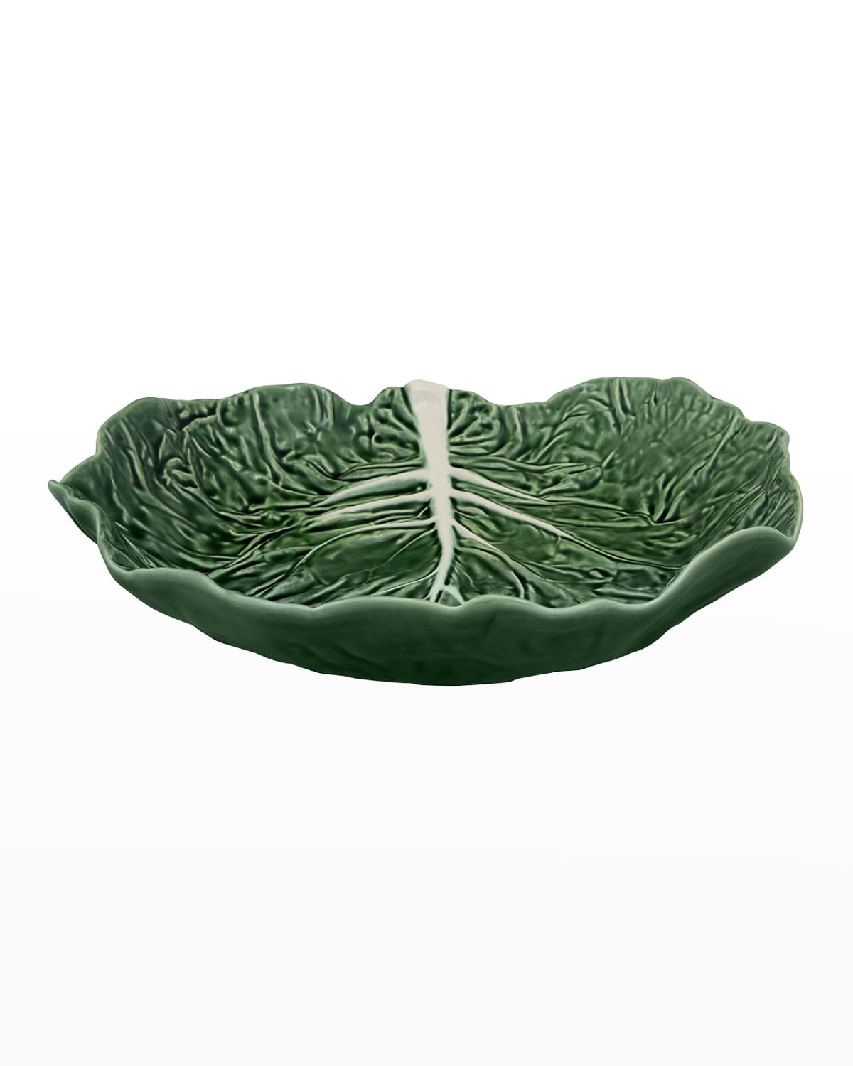 Image Bordallo Pinheiro Cabbage 76 oz. Salad Serving Bowl, Green