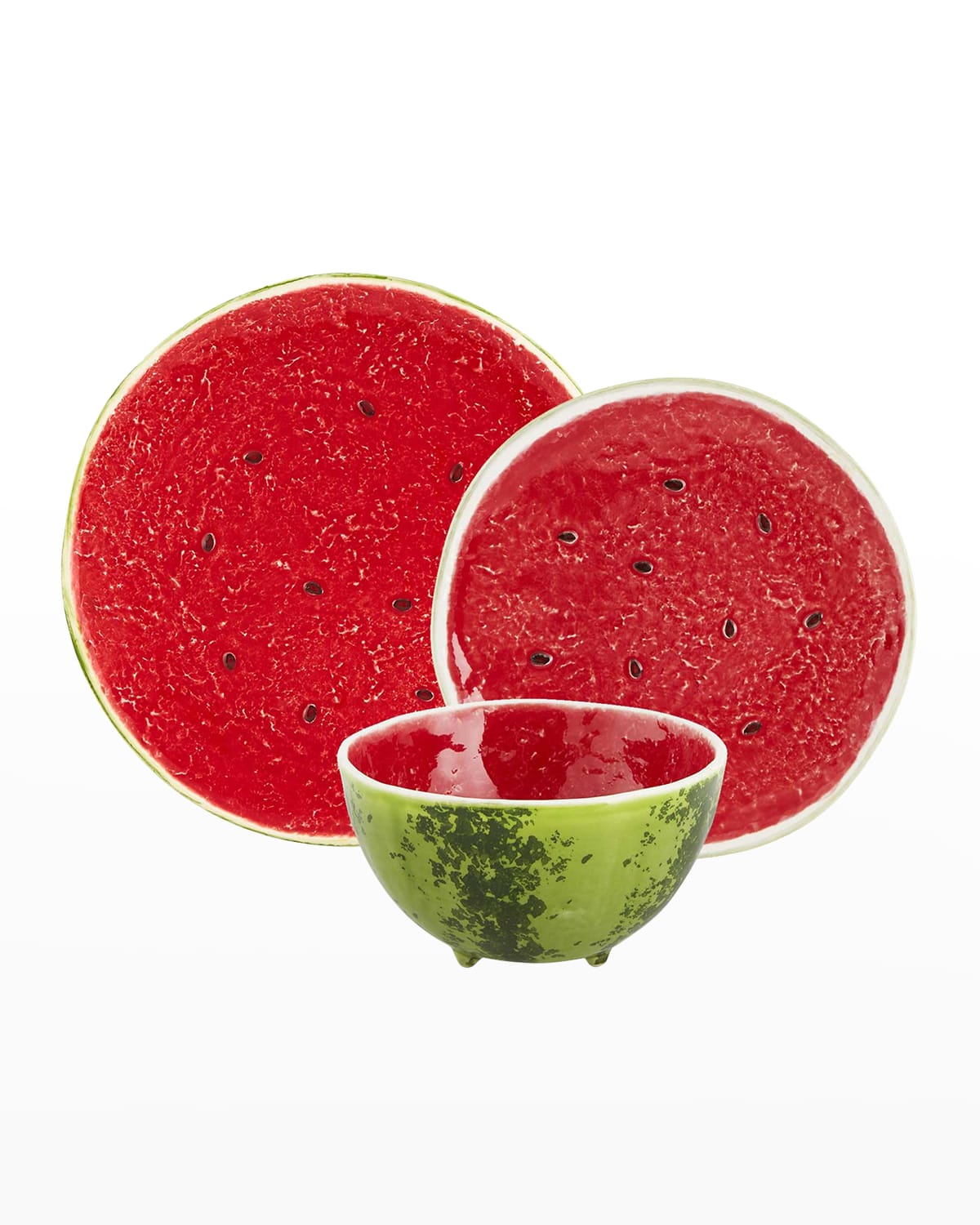 Image Bordallo Pinheiro Watermelon 3-Piece Place Setting Set