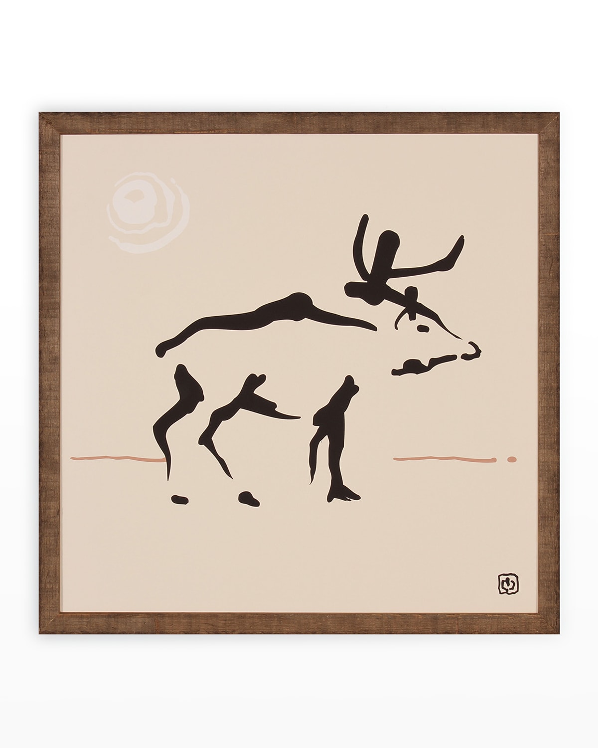 Image Shadow Catchers Caribou Giclee, 26"Sq.