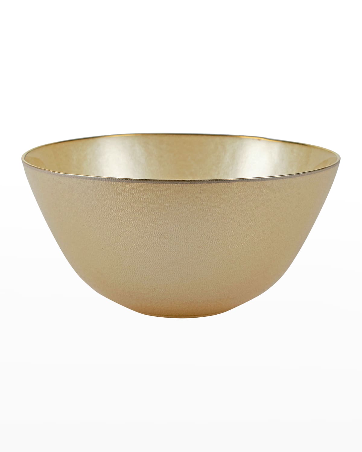 Image Vietri Metallic Glass Pearl Deep Bowl