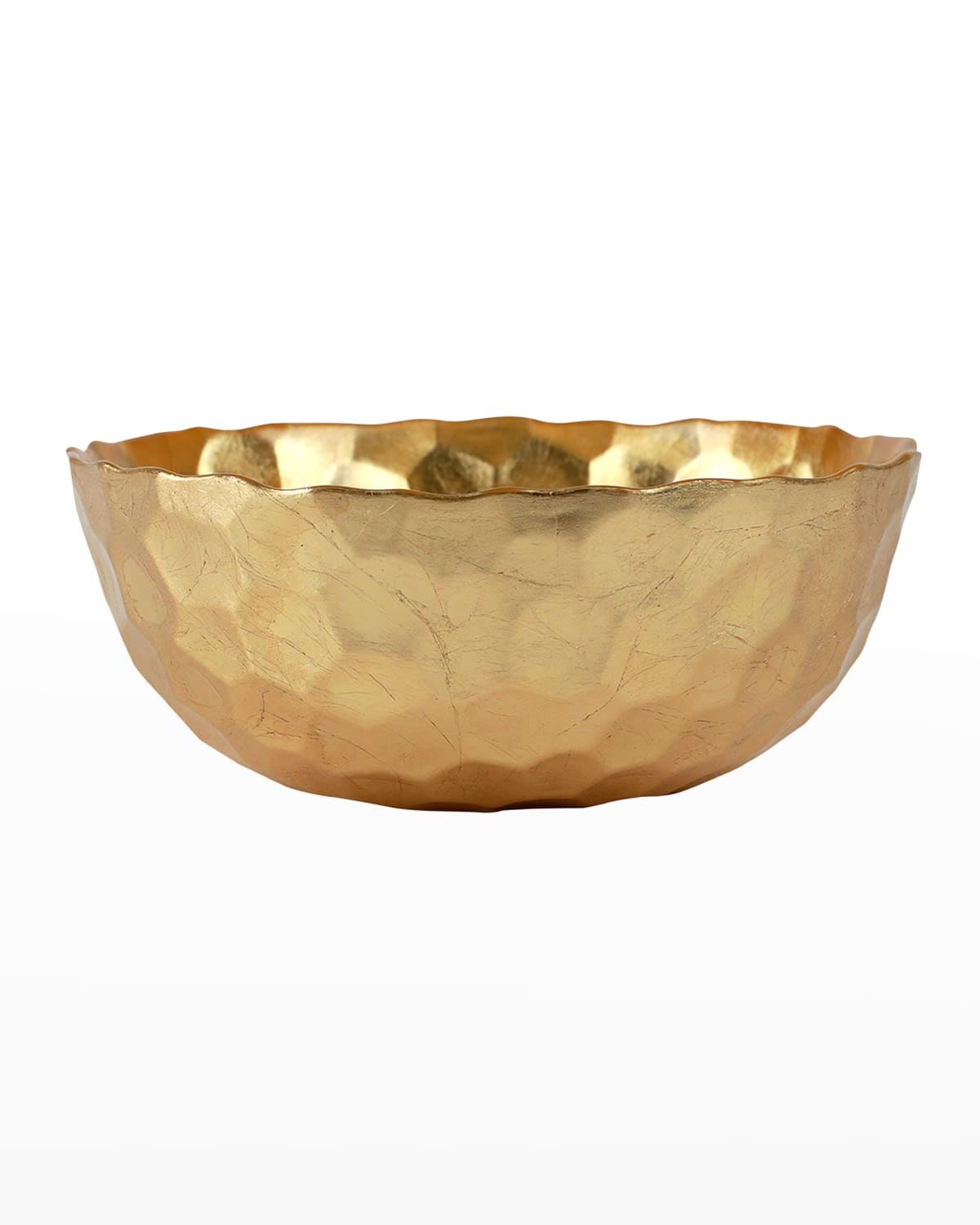Image Vietri Rufolo Glass Gold Honeycomb Small Bowl