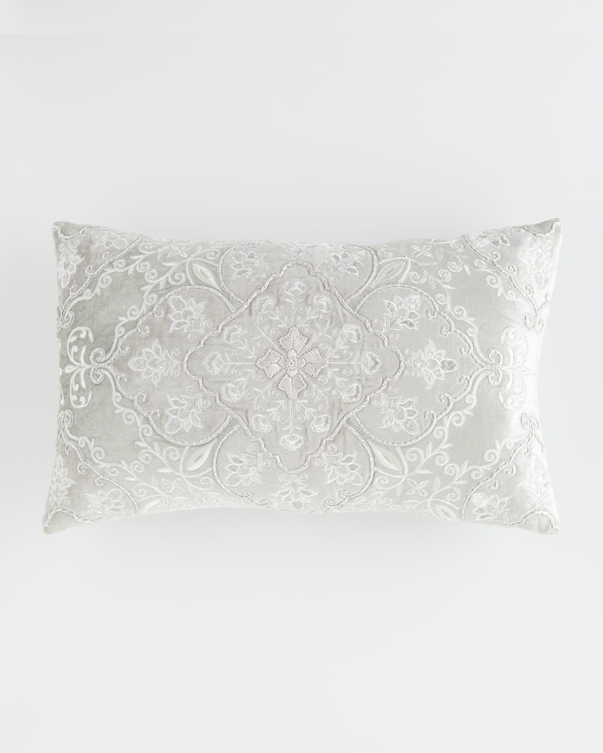Image Callisto Home Velvet Scroll Decorative Pillow - 14" x 24"