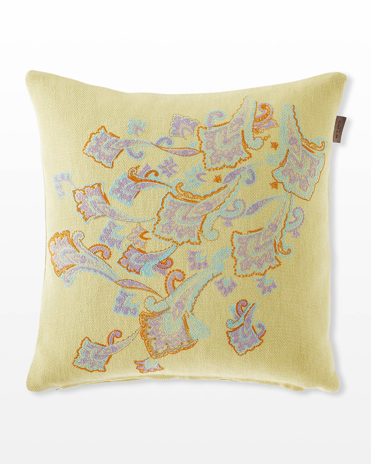 Image Etro Baeza Embroidered Pillow, 18"