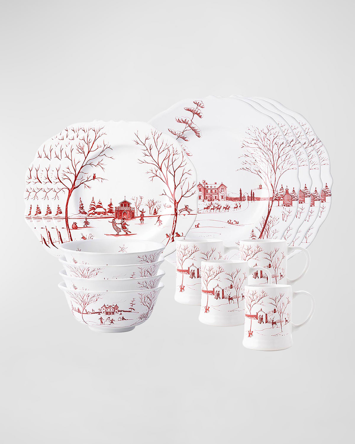 Image Juliska Country Estate Winter Frolic 16pc Place Setting