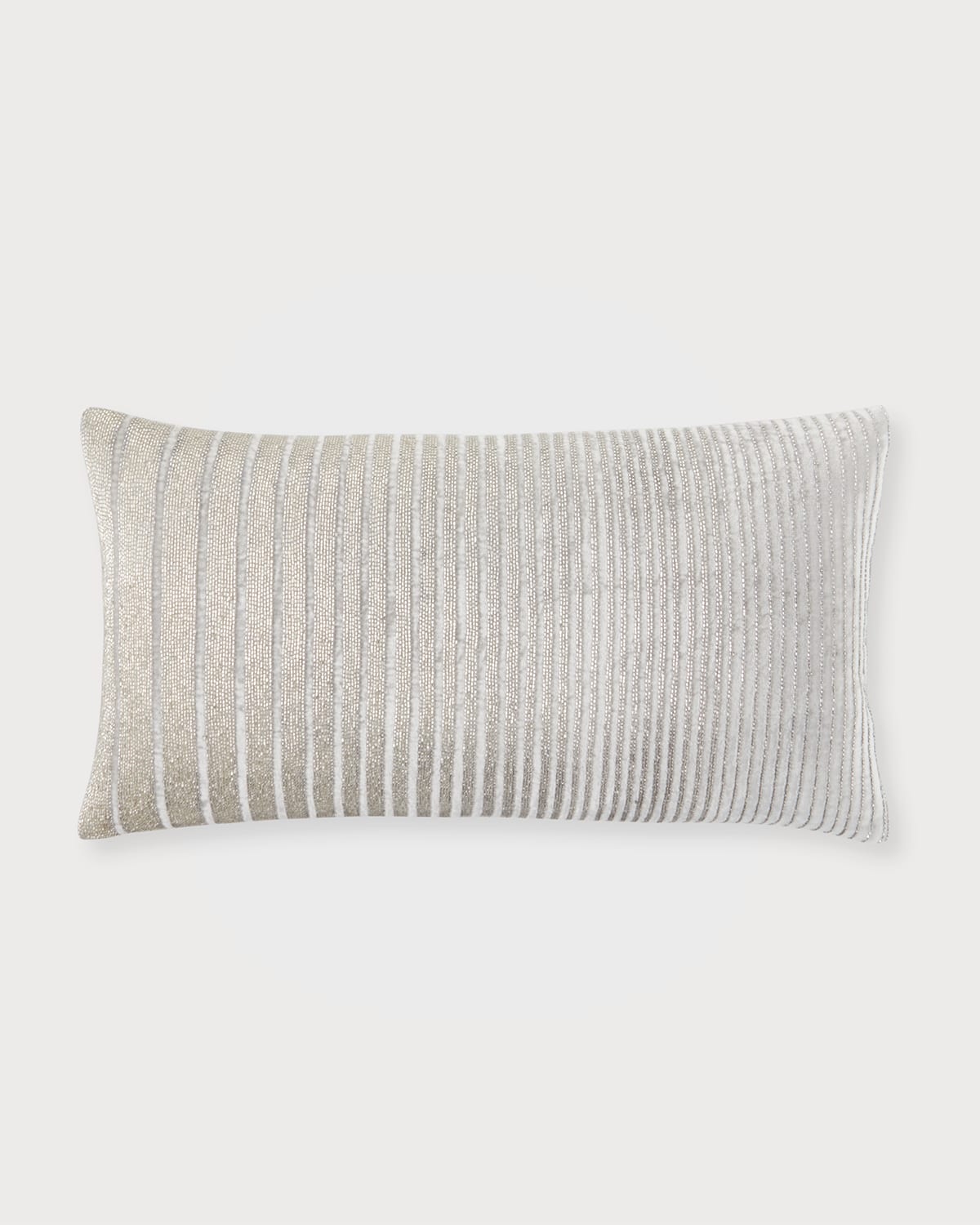 Image Callisto Home Velvet Crystal Beaded Decorative Pillow