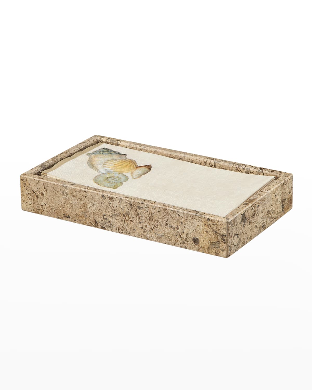 Image Marble Crafter Fossil Stone Polished Guest Towel Tray